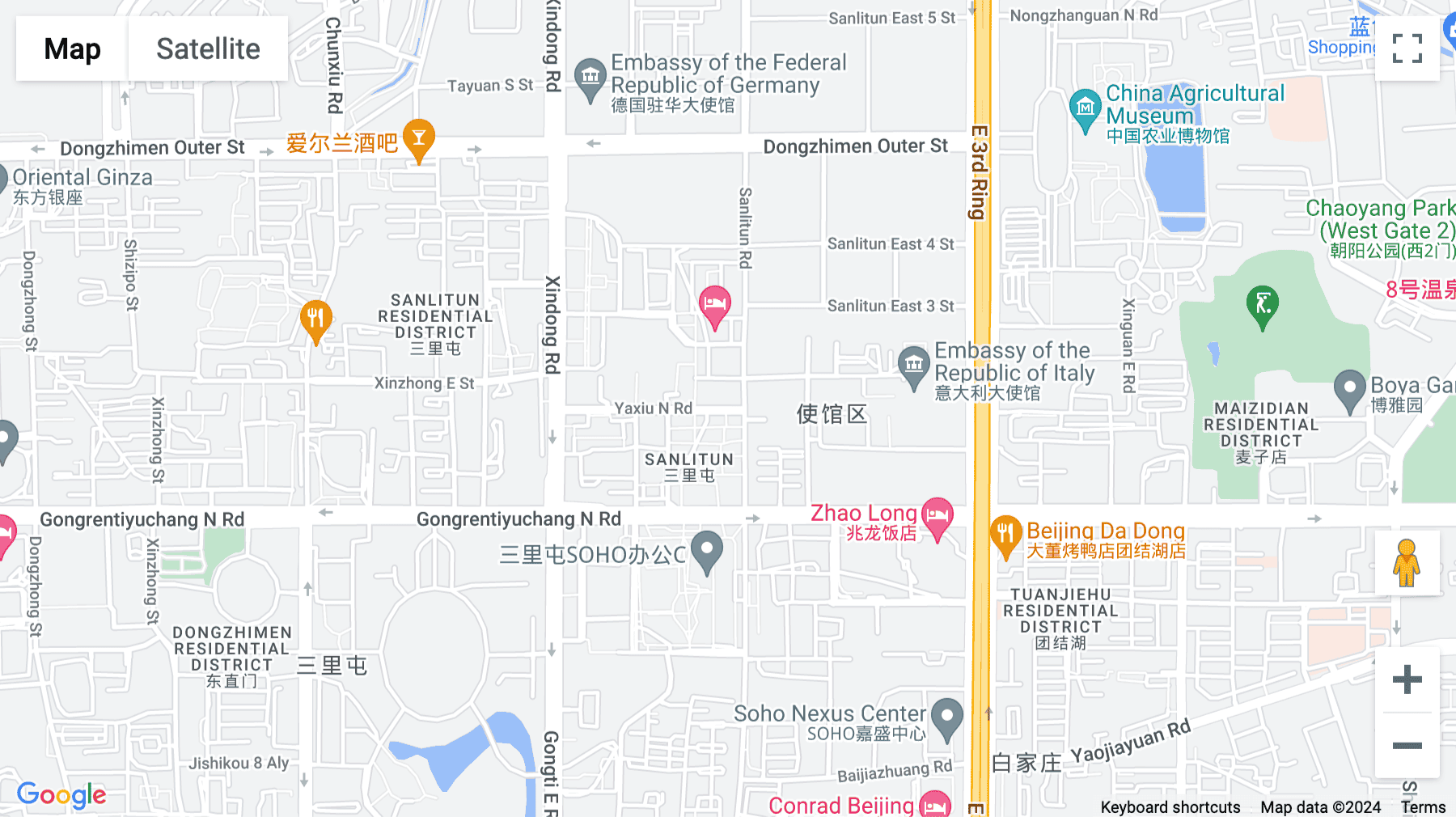 Click for interative map of Sanlitun, 19 Sanlitun Road, Beijing