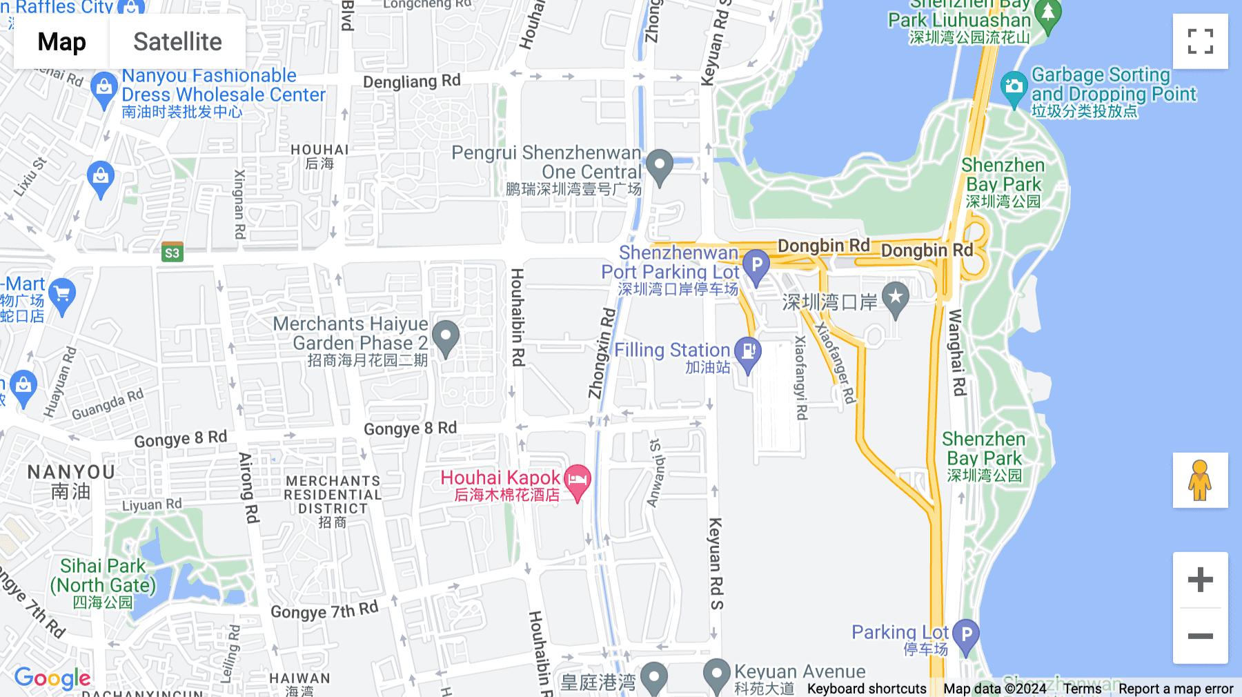 Click for interative map of China Construction Steel Structure Building 3331 Zhongxin Road, Nanshan, Shenzhen, Shenzhen