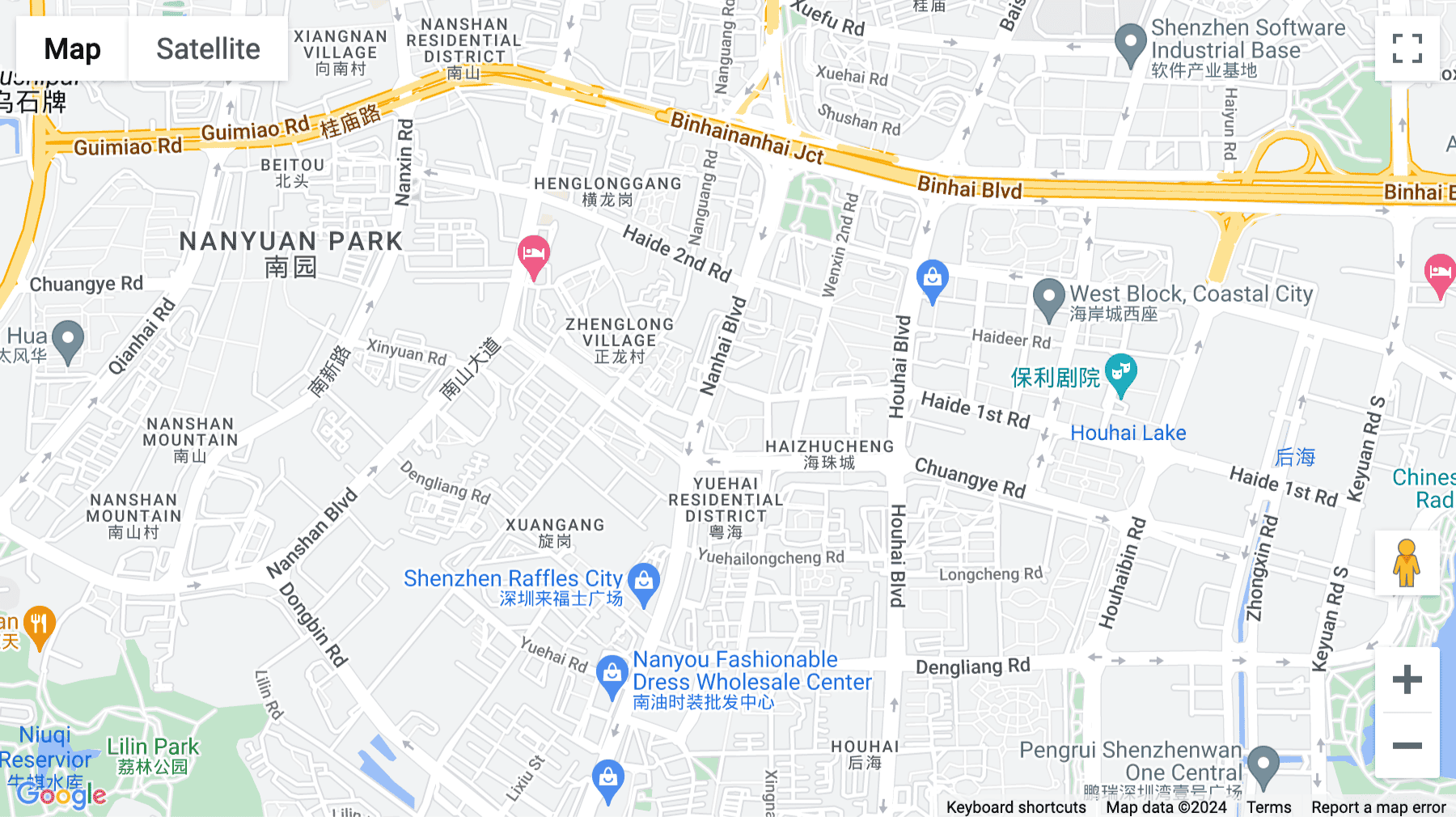 Click for interative map of 6 Gao Shan Nan Yi Street, Shenzhen, Shenzhen