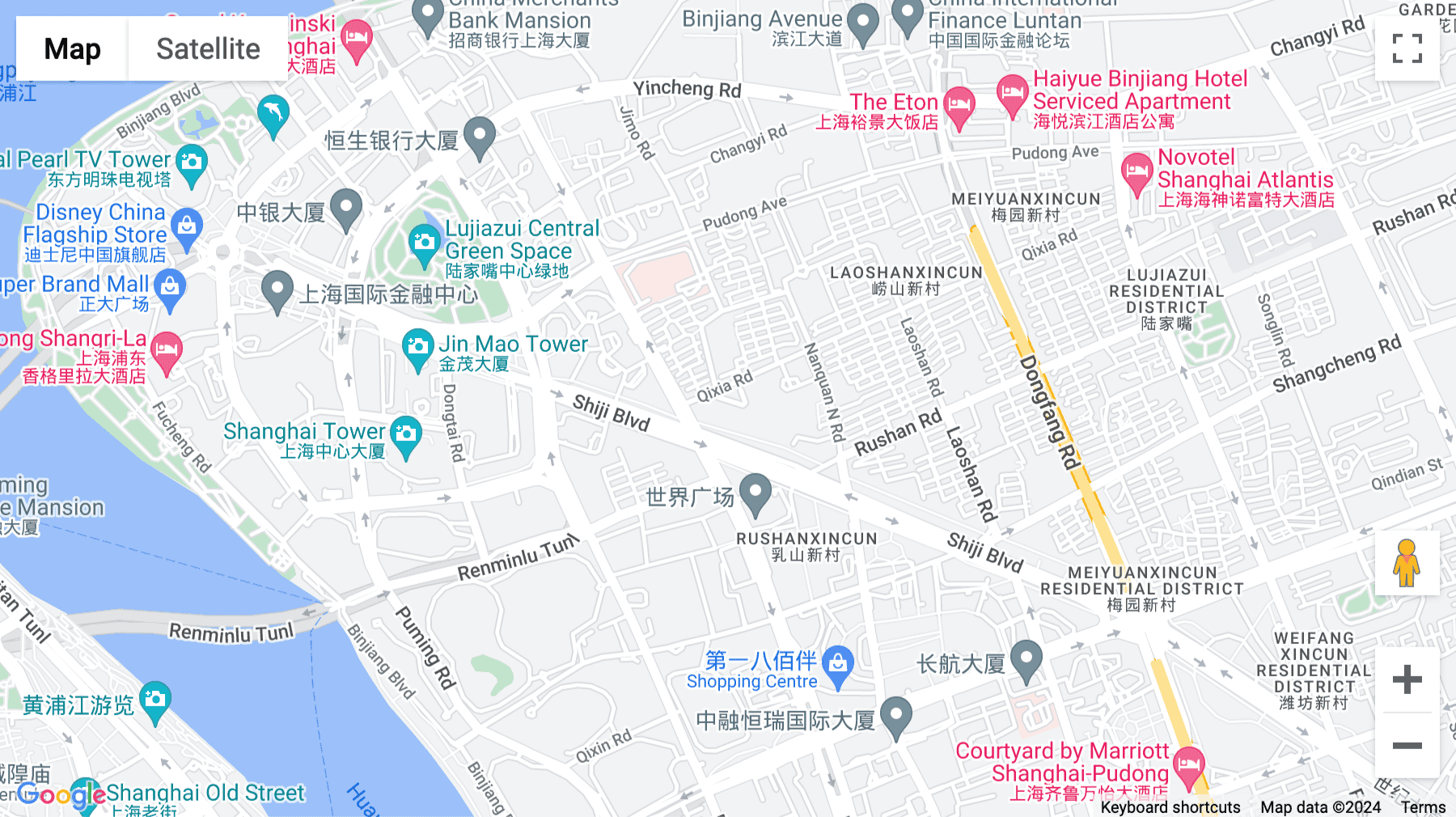 Click for interative map of 16 Qi Xia Lu, Pudong New District, Shanghai, Shanghai