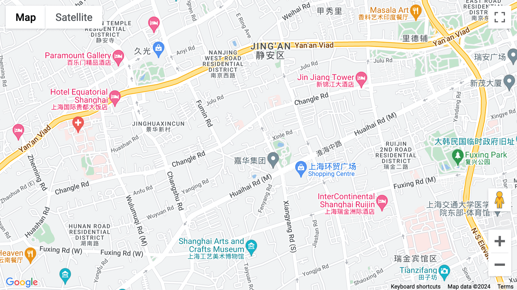 Click for interative map of No 2 Lane 134 XinLe Road, XuHui District, Shanghai
