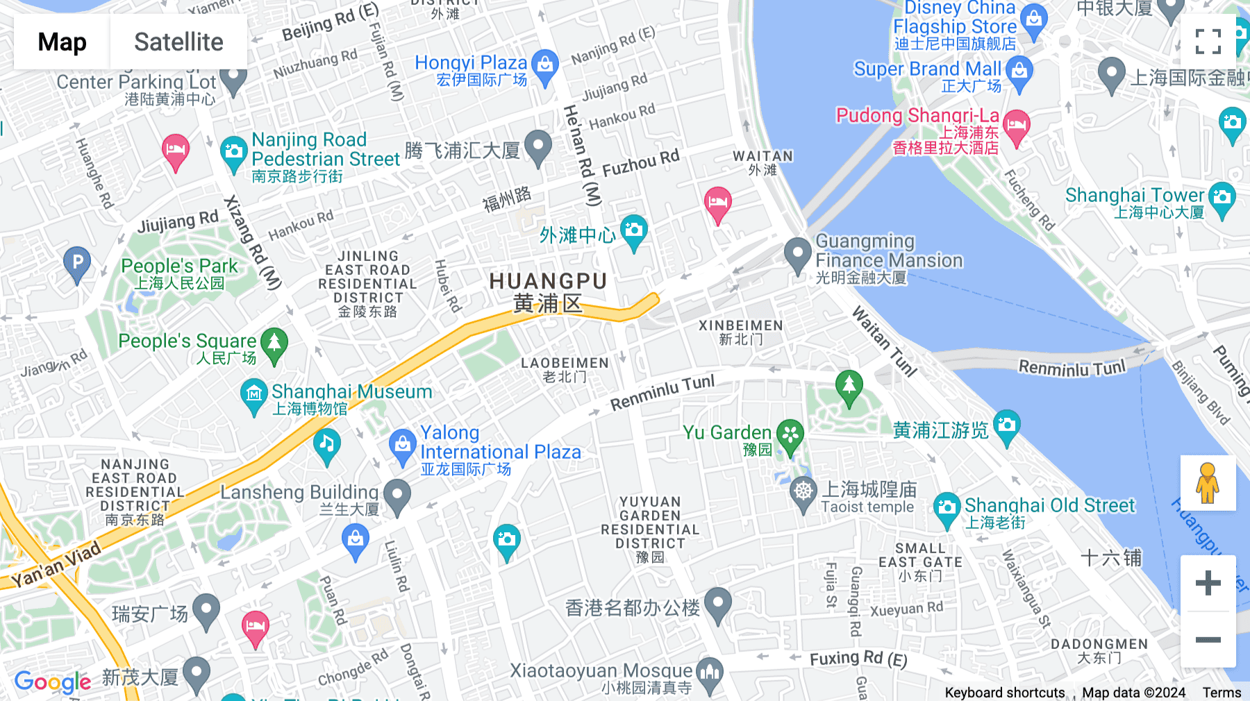 Click for interative map of 19th Floor, New Shanghai City Plaza, No. 33 Henan South Road, Huangpu District, Shanghai