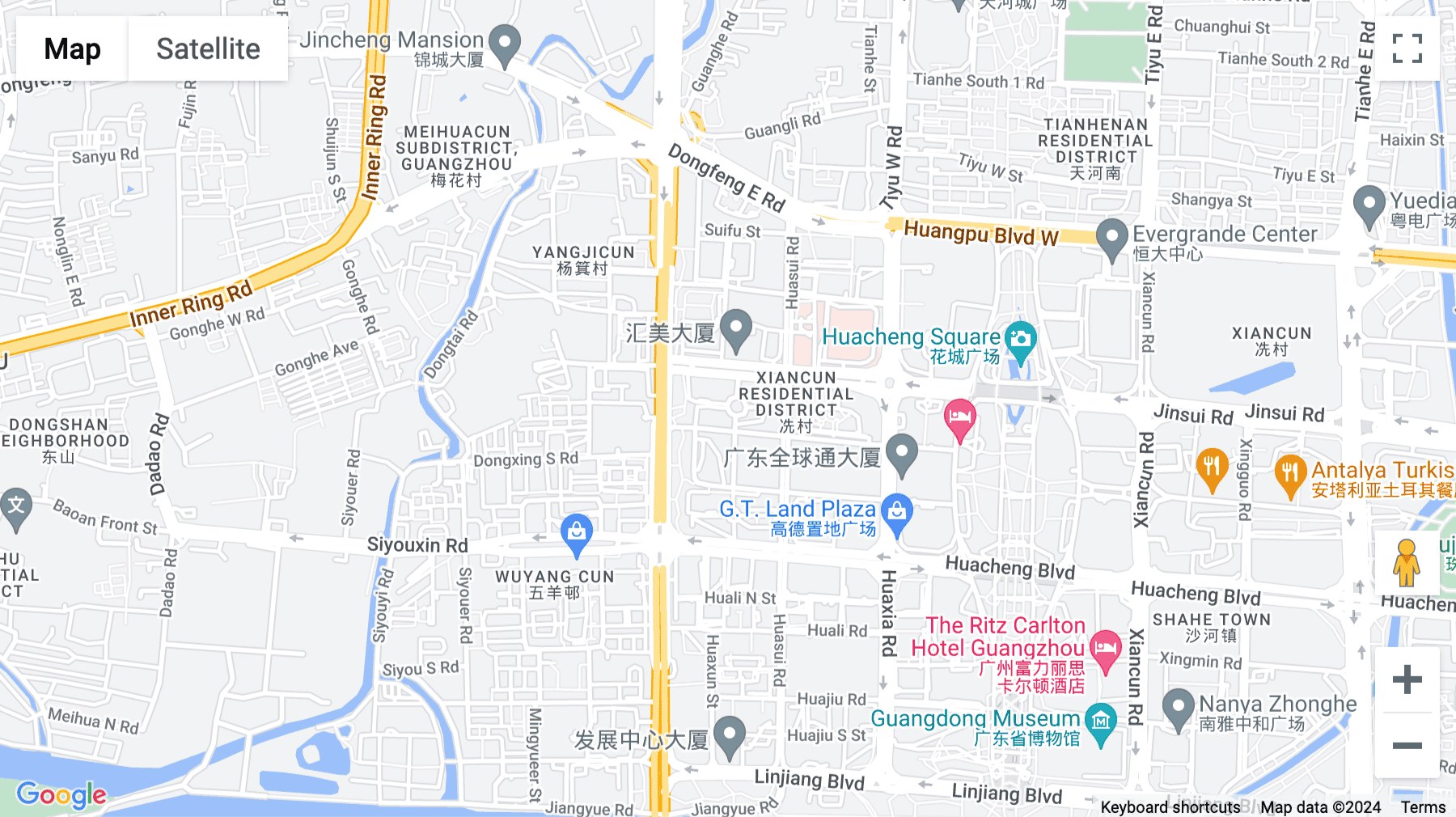 Click for interative map of Room 1903, East Tower, Huapu Plaza, No.13 Huaming Road, Tianhe District, Guangzhou