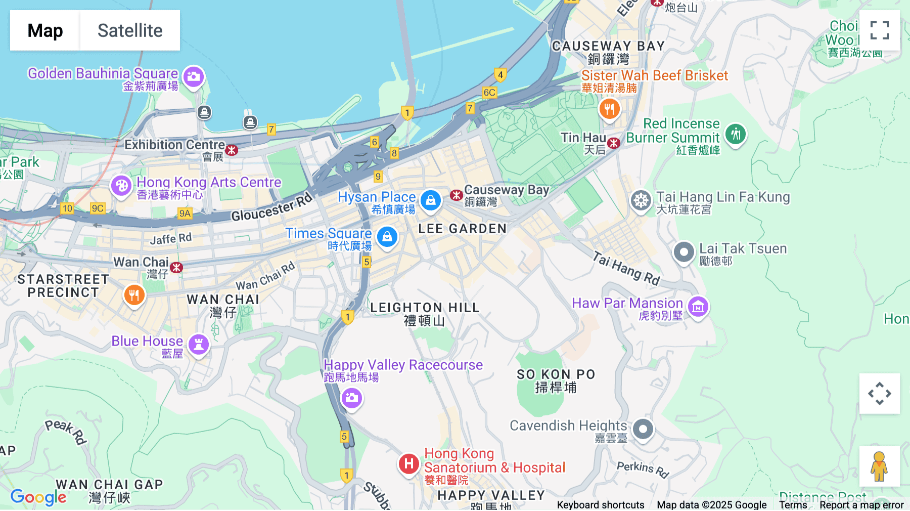 Click for interative map of 2/F, Eton Tower, 8 Hysan Avenue, Causeway Bay, Hong Kong