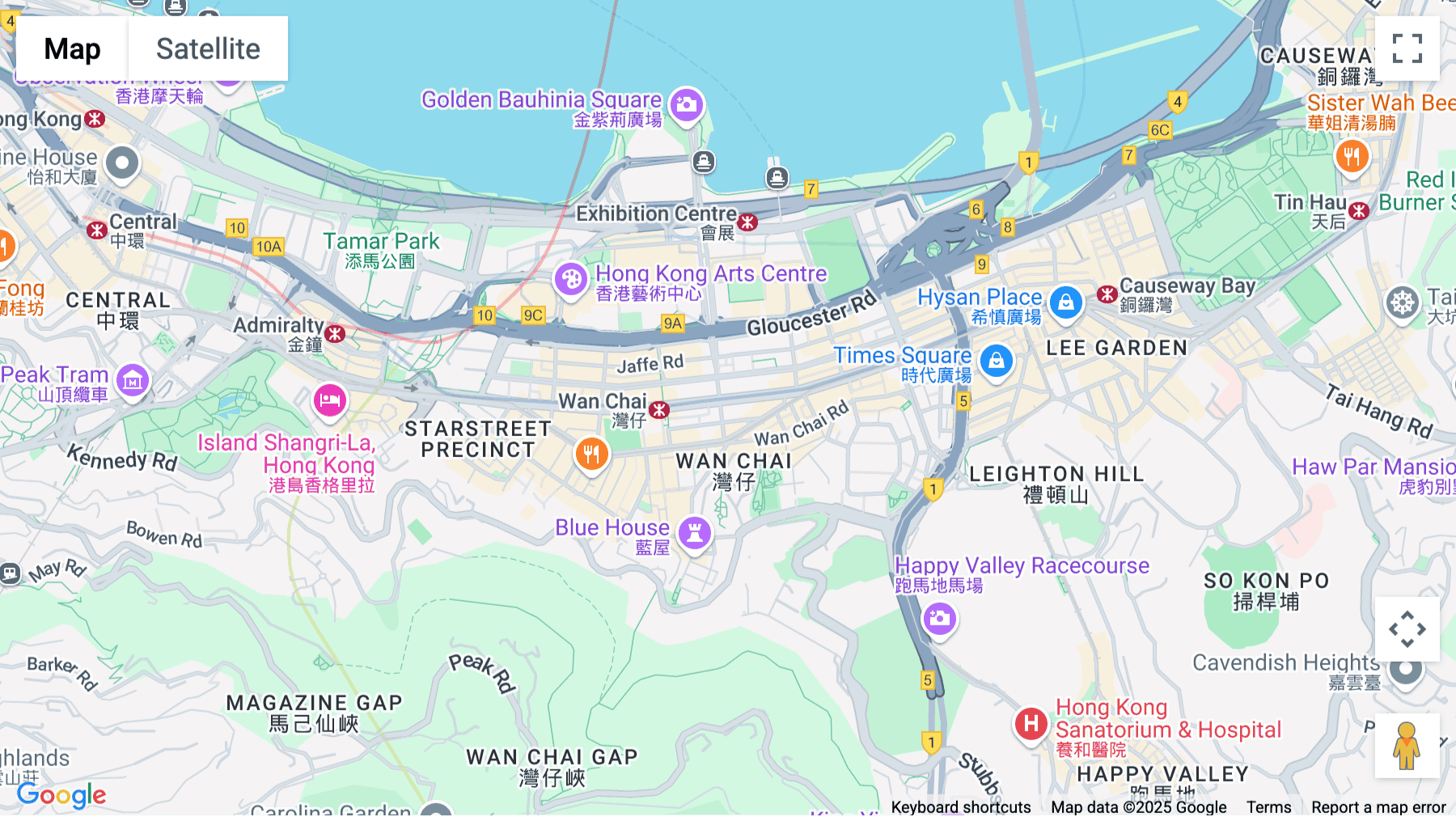 Click for interative map of 200 Hennessy Road, Wan Chai, Hong Kong