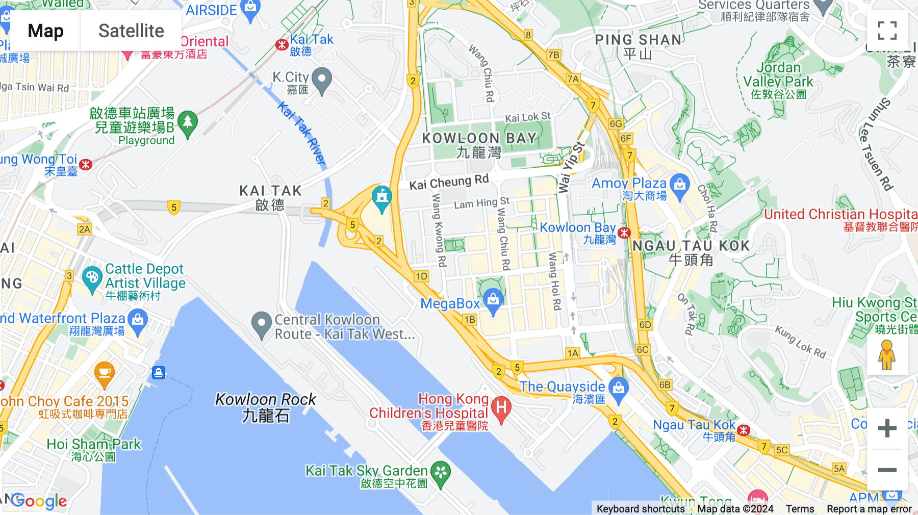 Click for interative map of 222-226, 2/F, Mega Cube, 8 Wang Kwong Road, Kowloon Bay, Kowloon, Hong Kong