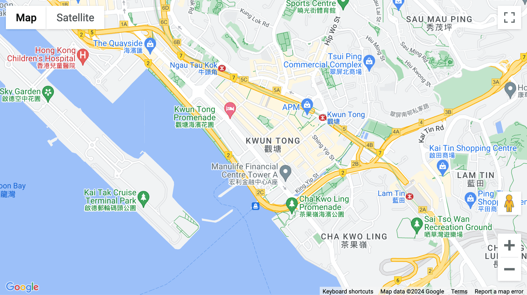 Click for interative map of 11/F, 52 Hung To Rd, Kwun Tong, HK, Hong Kong
