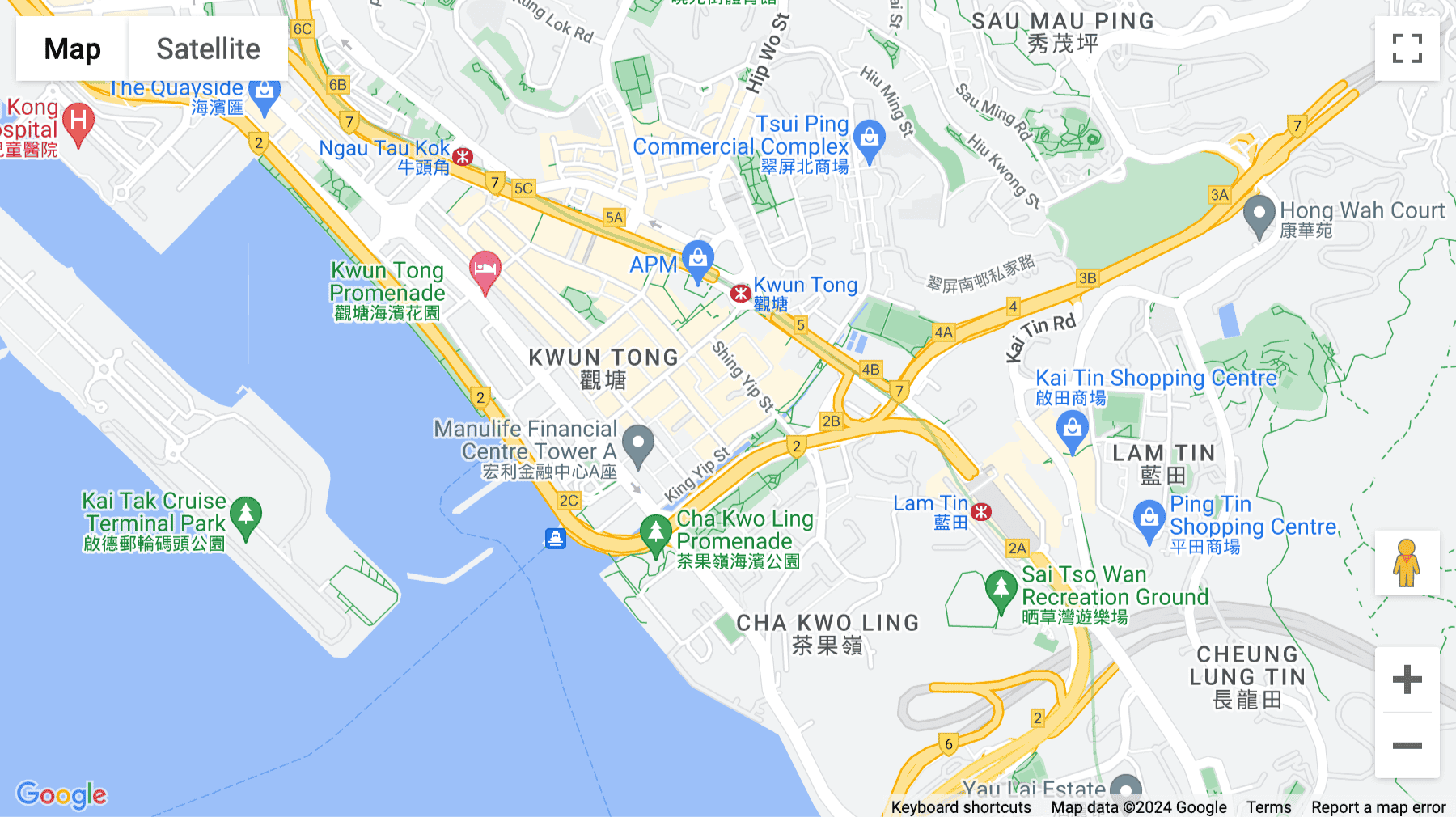 Click for interative map of 10/F, 18 Shing Yip Street, Kwun Tong, Hong Kong