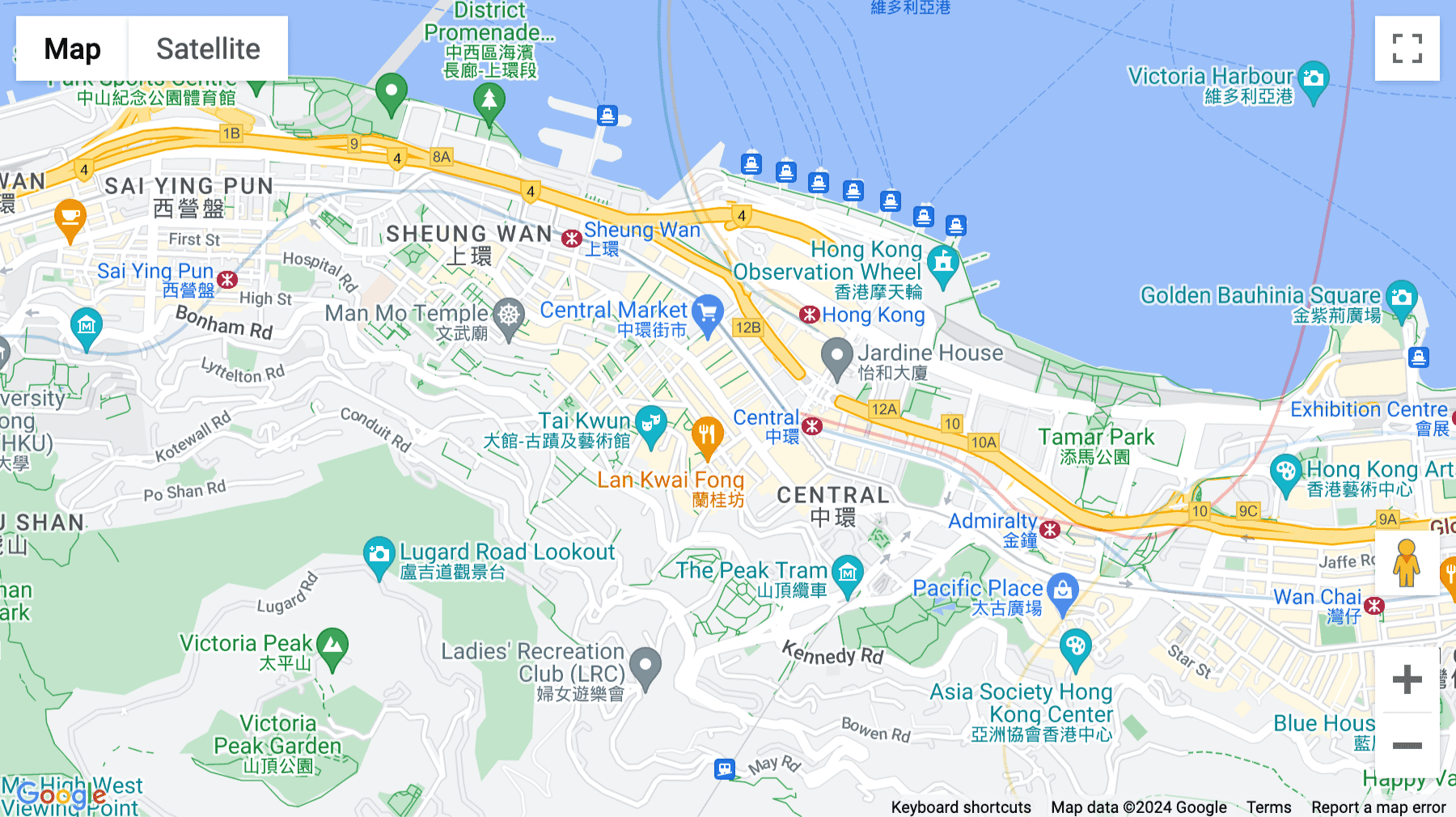 Click for interative map of 803-805, Peter Building, 58-62 Queen's Road Central, Hong Kong