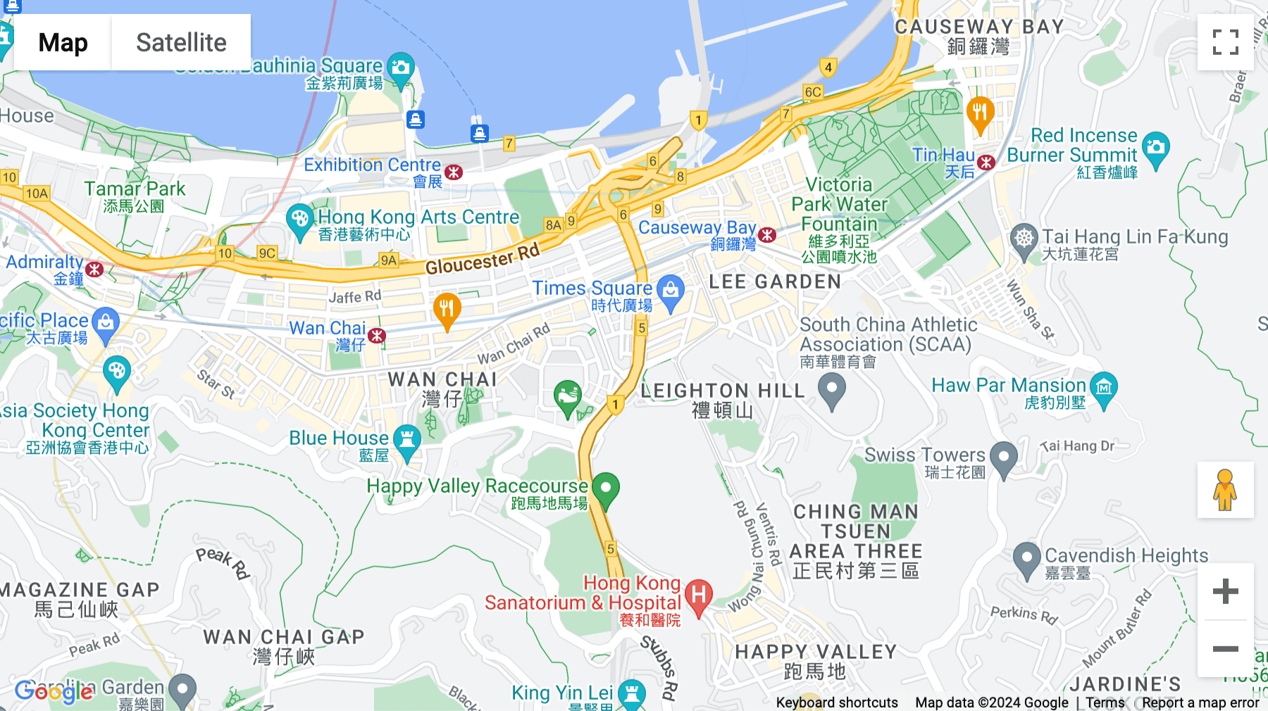 Click for interative map of 18/F Honest Building, 9-11 Leighton Road, Causeway Bay, Hong Kong