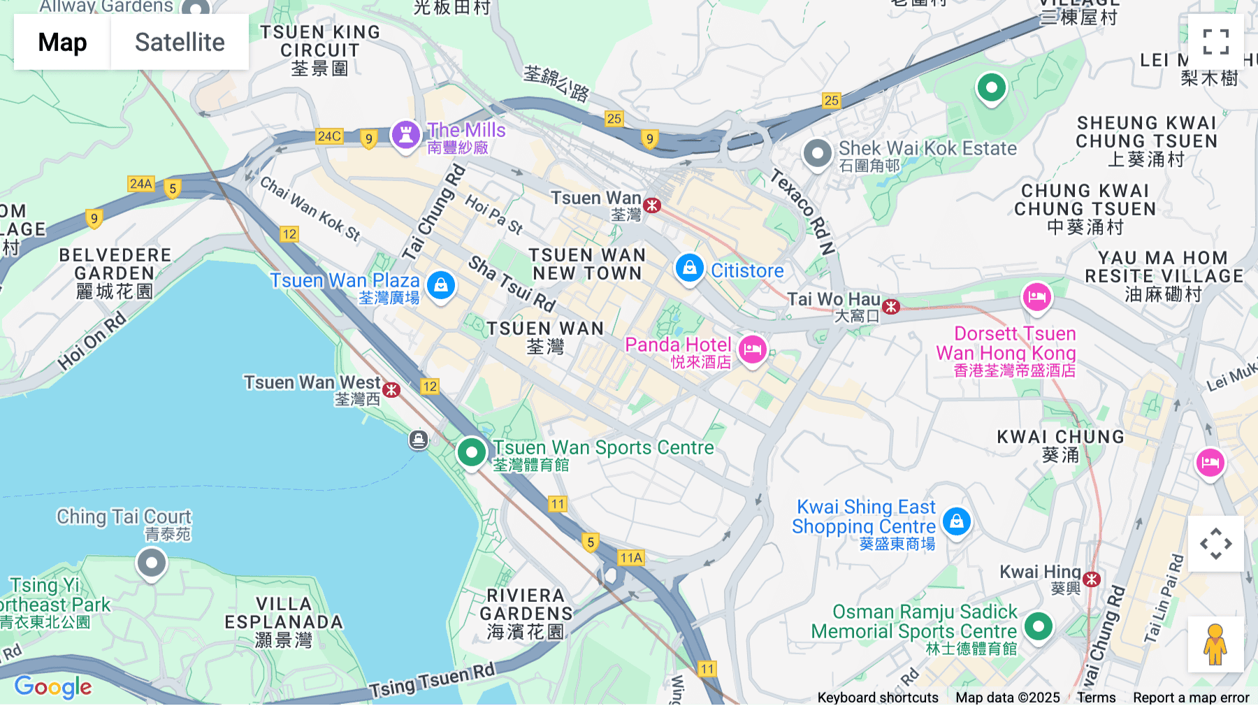 Click for interative map of 21/F Hang Seng Tsuen Wan Building, 289 Sha Tsui Road, Tsuen Wan, Hong Kong