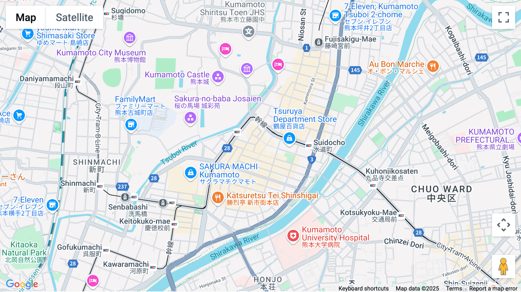 Click for interative map of 1-3-8 Shimotori, 6F, Shimotori NS Building, Kumamoto