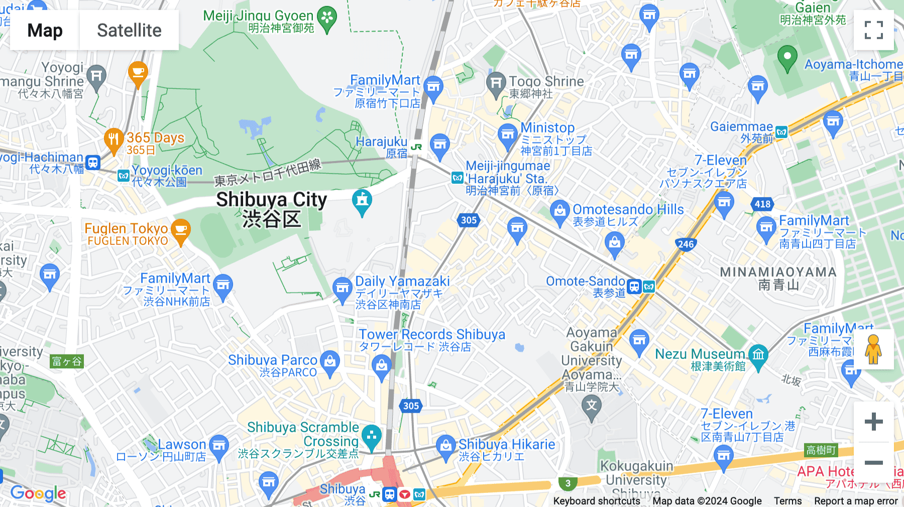 Click for interative map of Iceberg, 6 Chome-12-18 Jingumae, Shibuya-Ku, Tokyo, Tokyo