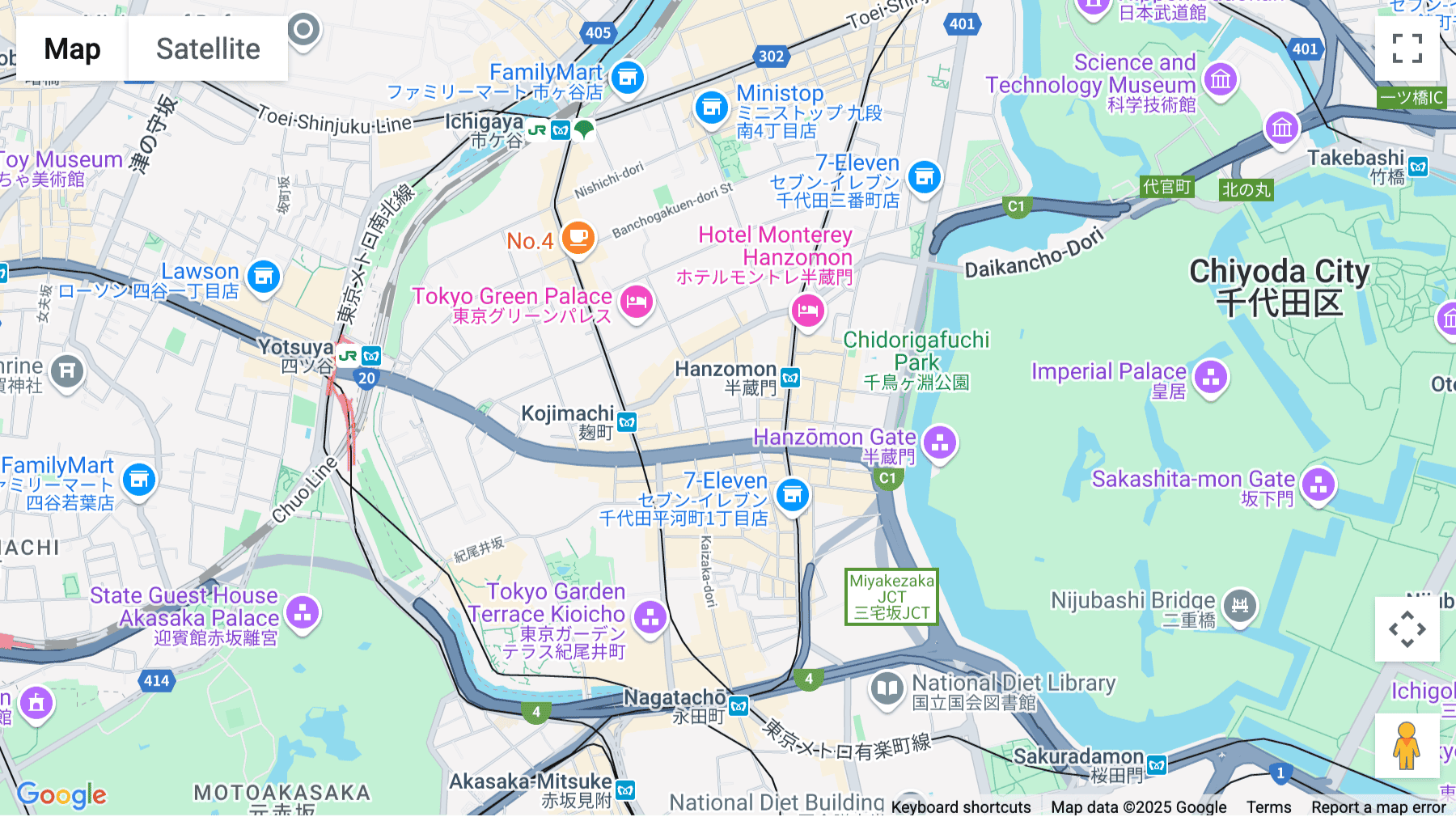 Click for interative map of 2-10-3 Kojimachi, Chiyoda-ku, Tokyo
