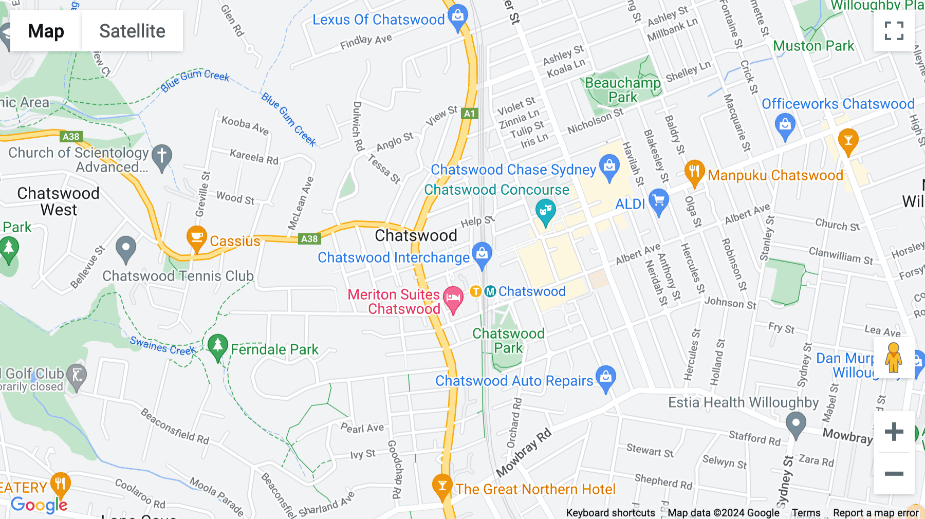 Click for interative map of Level 13, 465 Victoria Avenue, Chatswood, Sydney