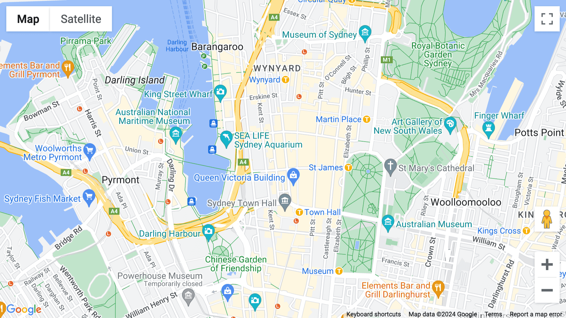 Click for interative map of Level 9-12, 64 York Street, Sydney, Sydney