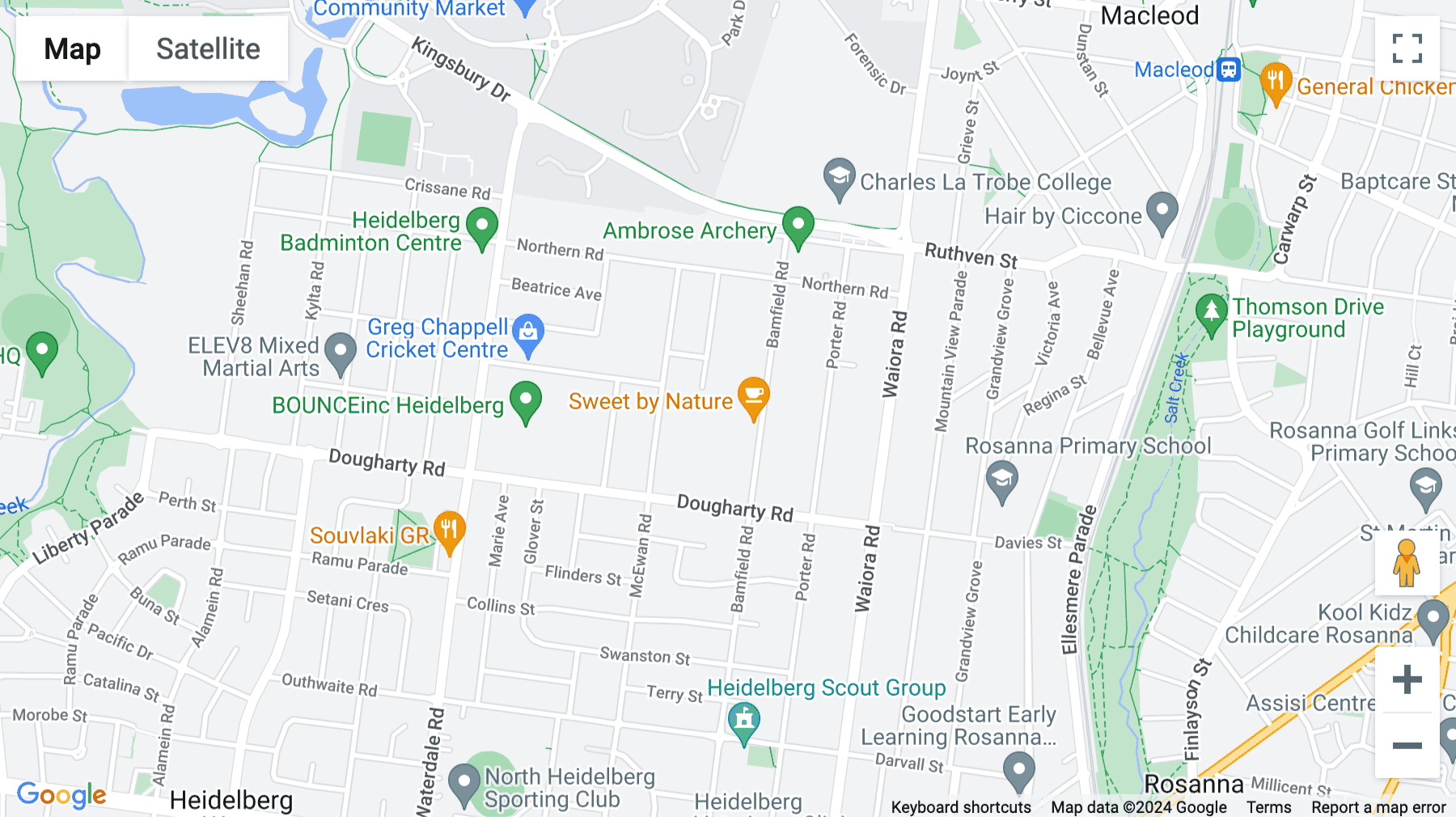 Click for interative map of 135 Bamfield Road, Heidelberg Heights, Melbourne