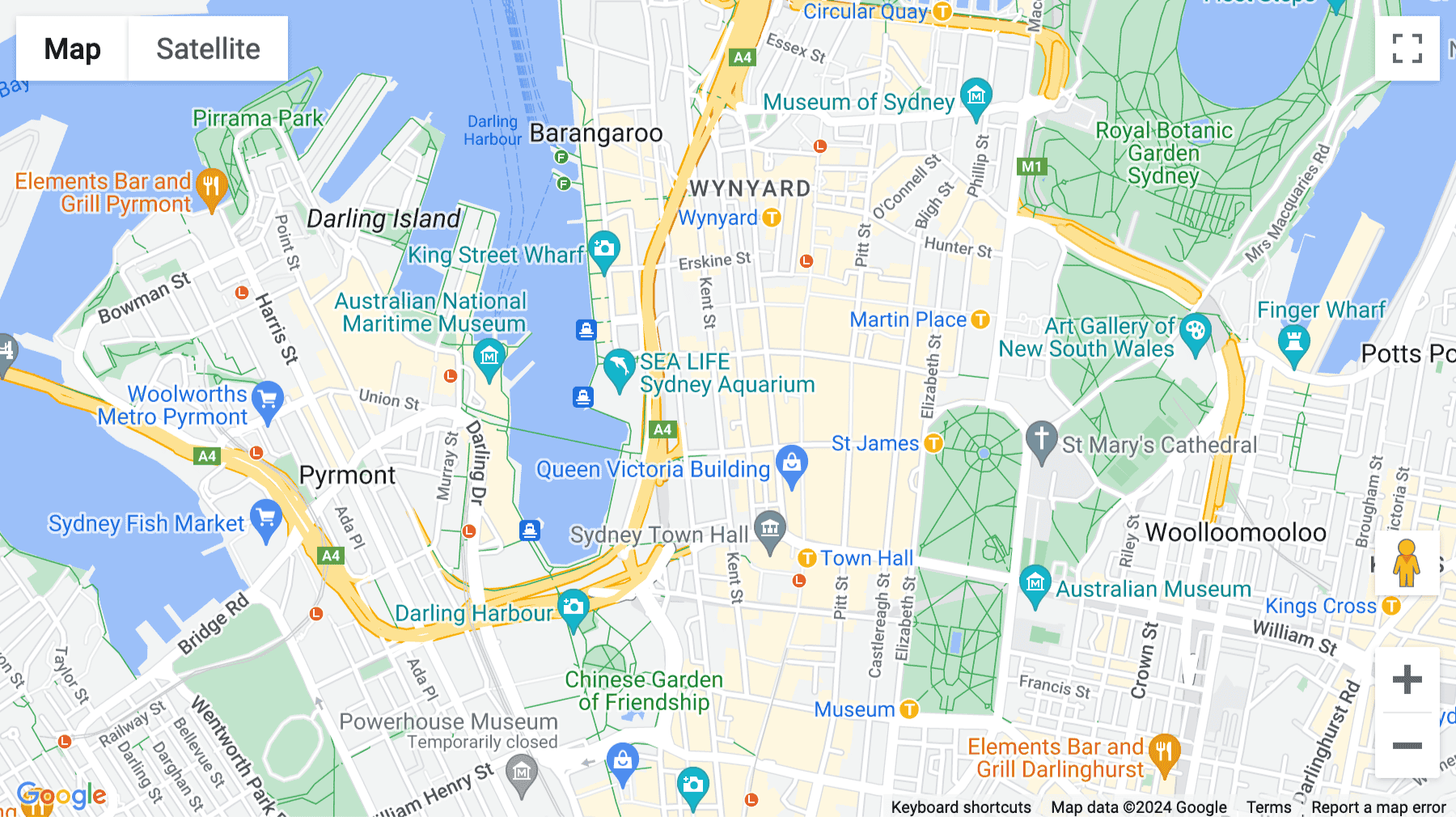Click for interative map of Level 4/346 Kent Street, Sydney, Sydney