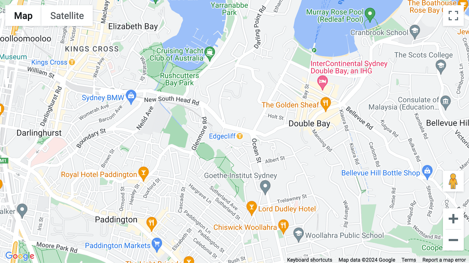 Click for interative map of Level 5, Edgecliff Centre, 203, 233 New South Head Road, Sydney