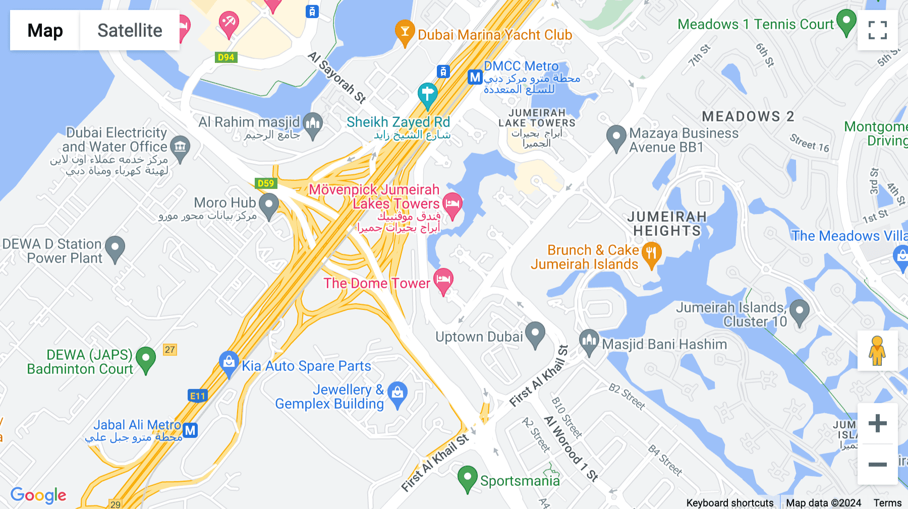 Click for interative map of HDS Business Centre Tower, Cluster M1, 33rd Floor, Jumeirah Lake Towers, Dubai