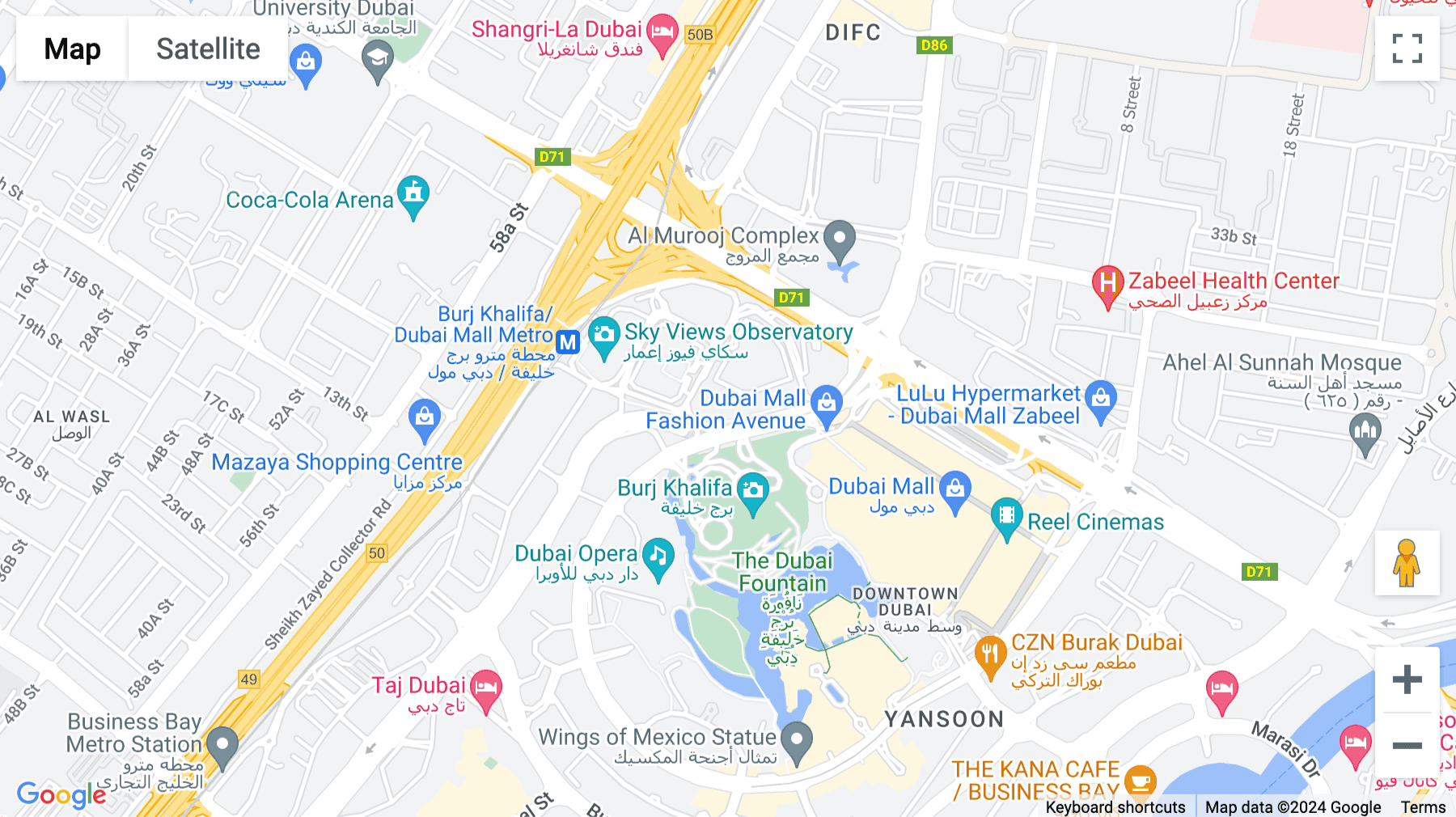 Click for interative map of Boulevard Plaza, Tower 2, Level 22, Units 2201 & 2202, Downtown Dubai, Dubai