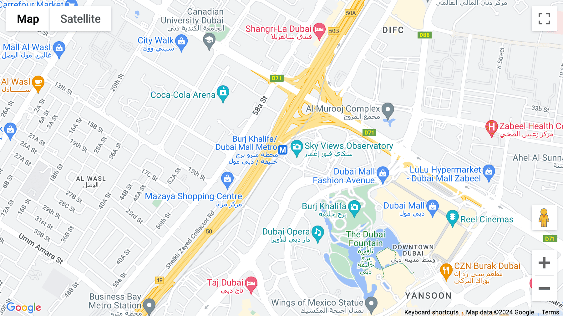Click for interative map of 48 Burj Gate, Downtown, 18th floor, Dubai