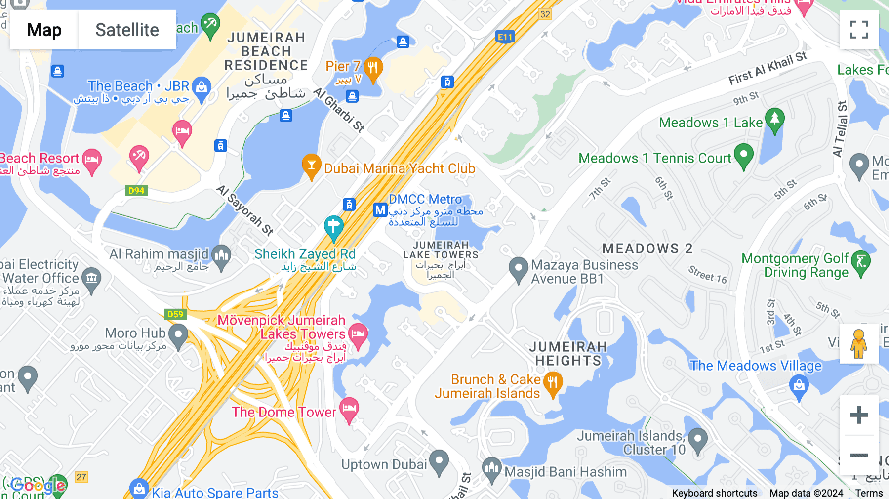 Click for interative map of One JLT, Jumeirah Lakes Towers, Dubai, Dubai