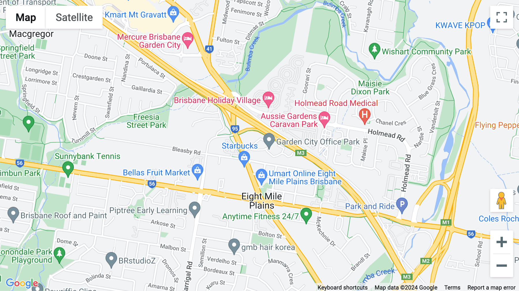 Click for interative map of Building 6, Garden City Office Park, 2404 Logan Road, Eight Mile Plains, Brisbane, Australia, Brisbane