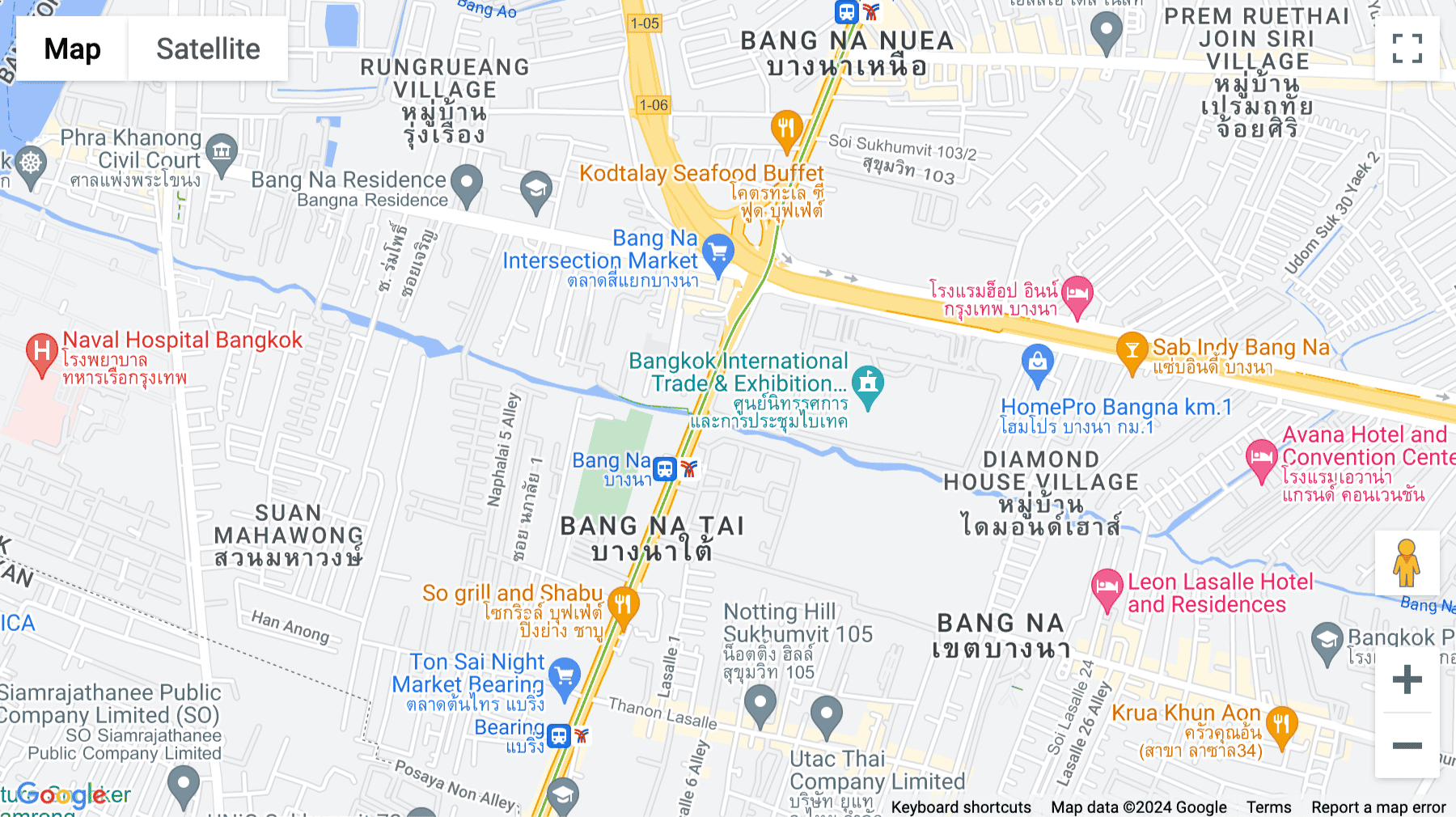Click for interative map of 23rd Floor, Bhiraj Tower at BITEC 4345 Sukhumvit Road, Bangna Sub-District, Bangkok