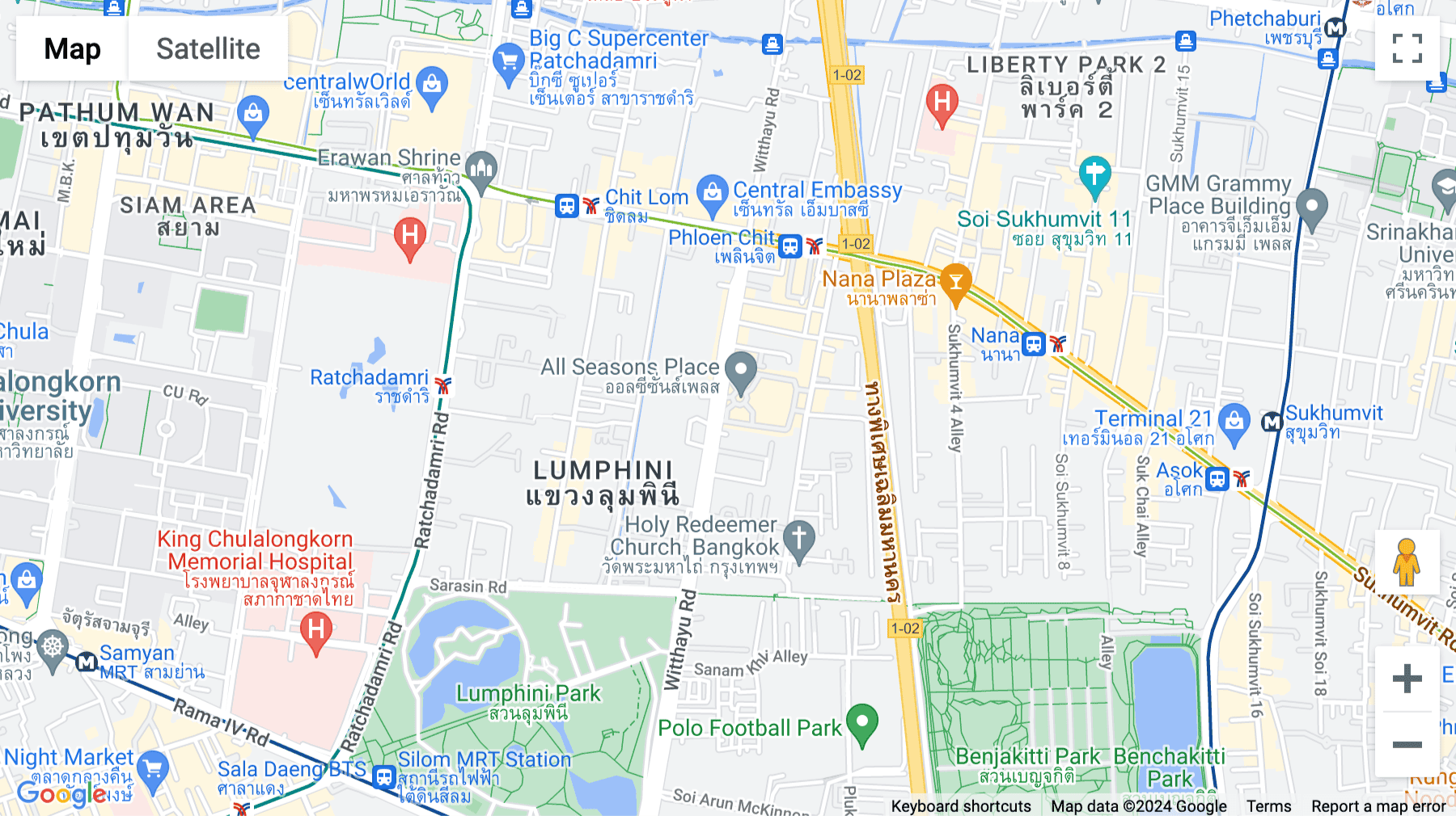 Click for interative map of 9th, 10th and 11th floor, Capital Tower, All Seasons Place, 87/1 Wireless Road, Lumpini, Pathumwan, Bangkok, Bangkok