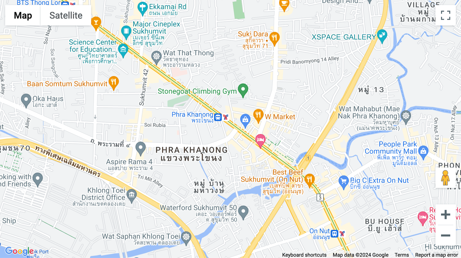 Click for interative map of 3F Summer Hill, 1106 Sukhumvit Road, Prakanong, Klongtoey, Bangkok