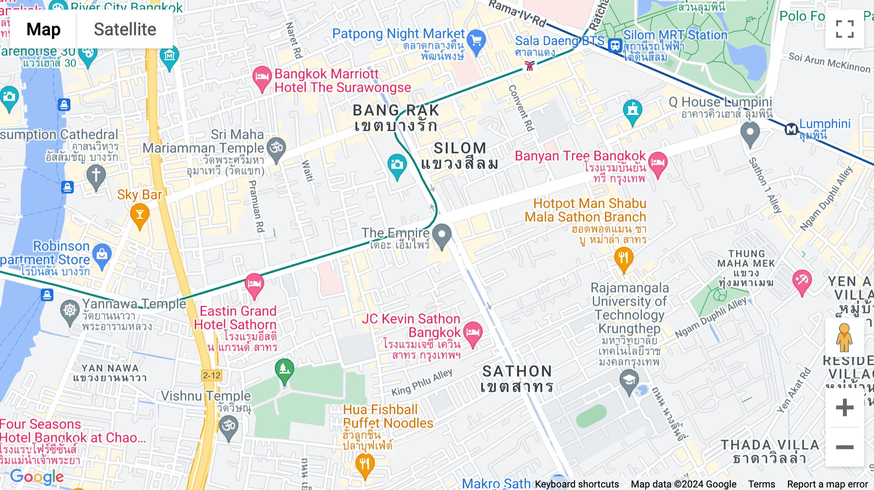 Click for interative map of M & 27F, 1 Empire Tower, South, 1 Sathorn Road, Yannawa, Sathorn, Bangkok