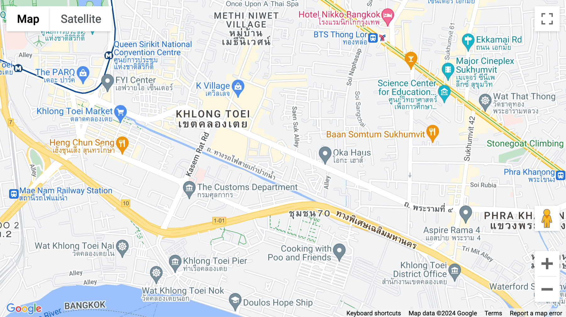 Click for interative map of Green Tower, 3536/50 16th Floor, Rama IV Road, Klongton, Klongtoei Bangkok 10110 Thailand, Bangkok
