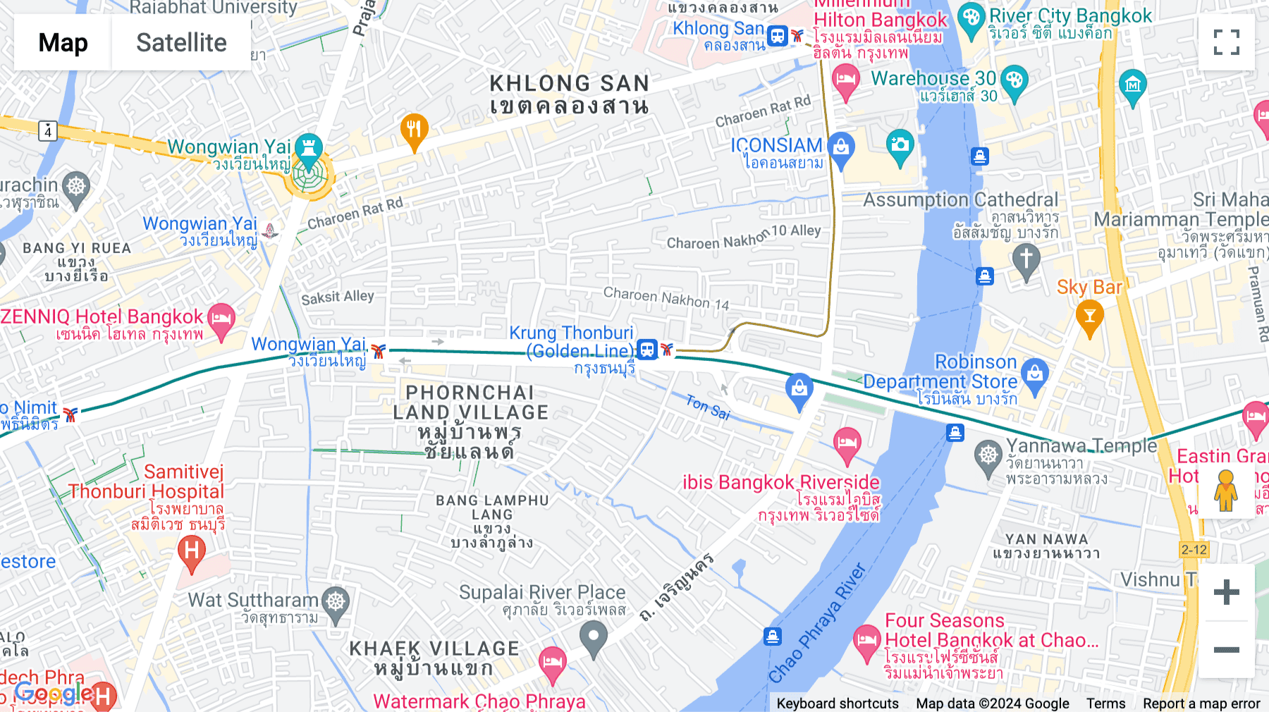 Click for interative map of 35/5-7 Krungthonburi Road, Klongtonsai, Klongsan, Bangkok, Bangkok