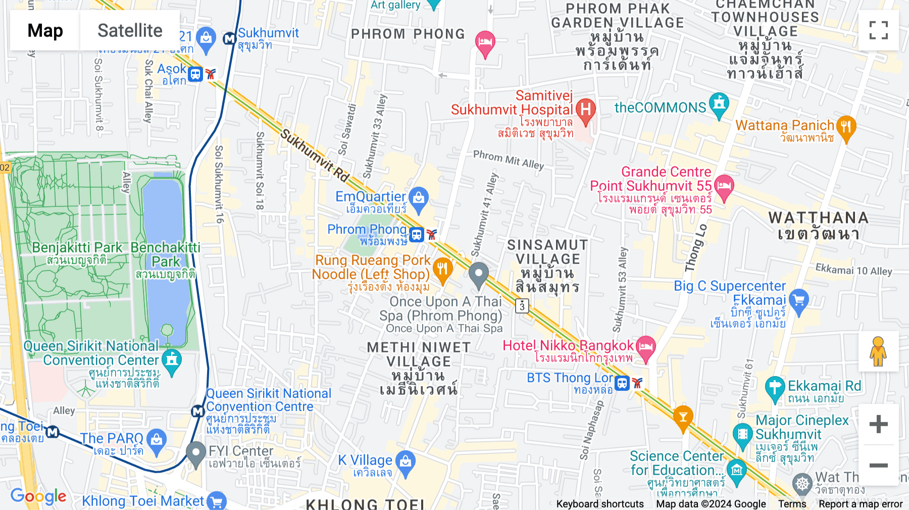 Click for interative map of Level 20 Metropolis, 725, Sukhumvhit Road, Wattana, Bangkok, Bangkok