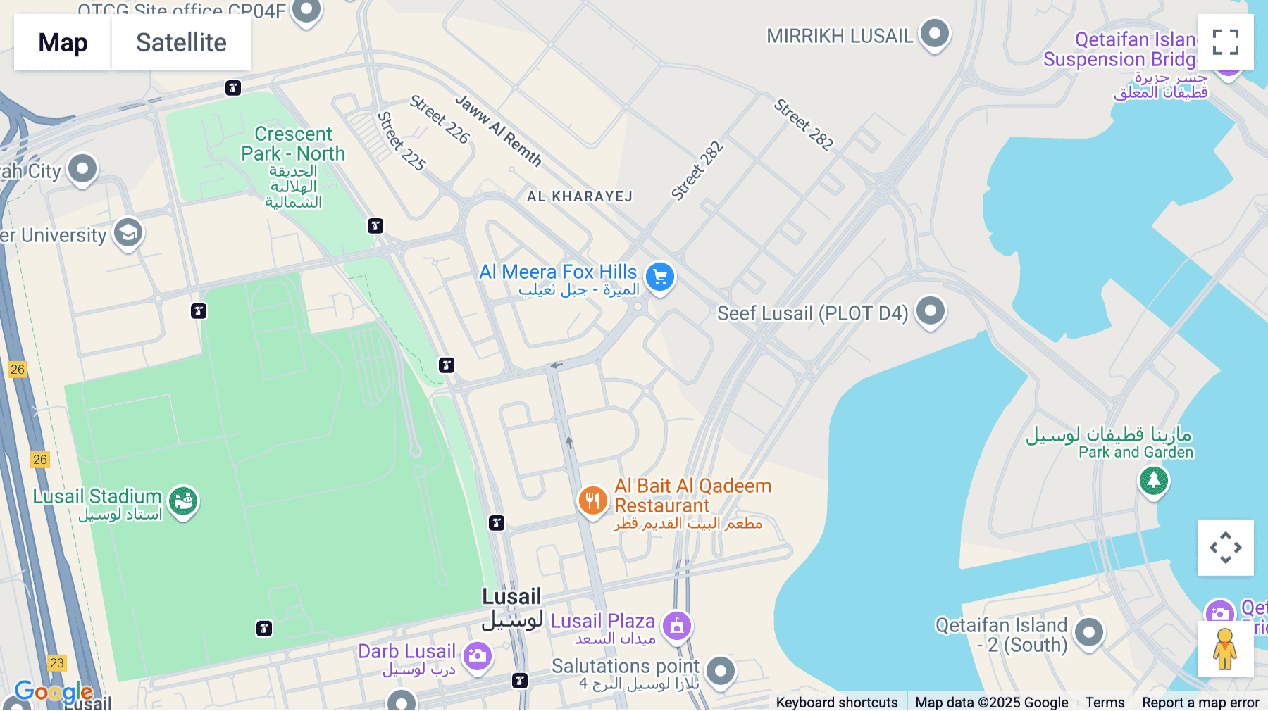 Click for interative map of 11th & 12th floor, Twin Towers, Lusail, Doha, Doha