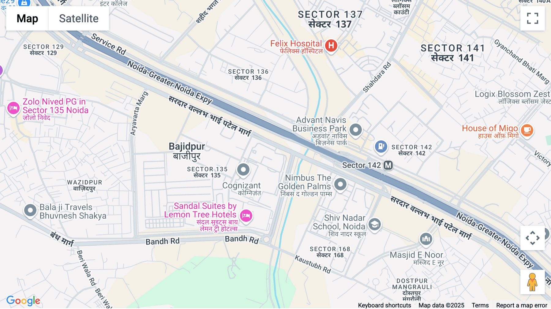 Click for interative map of Assotech Business Cresterra, Upper Ground floor, Tower 2, Plot No 22, Sector 135, Noida