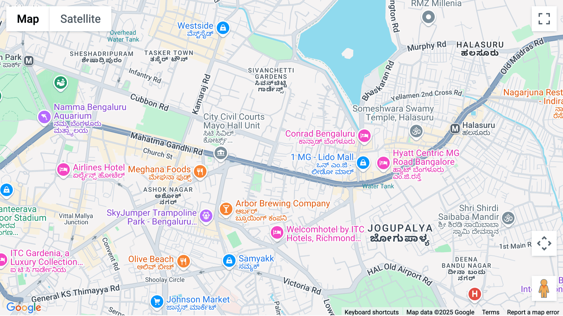 Click for interative map of The Estate, 8th Floor, Dickenson Road, Bangalore, 560042, Bangalore