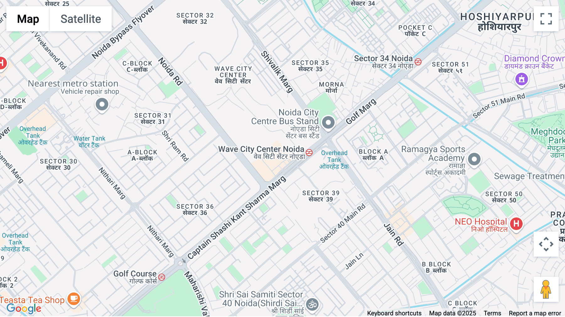 Click for interative map of Logix City Centre, 7th Floor, Plot No. BW-58, Sector 32, Uttar Pradesh, Noida, 201301, Noida