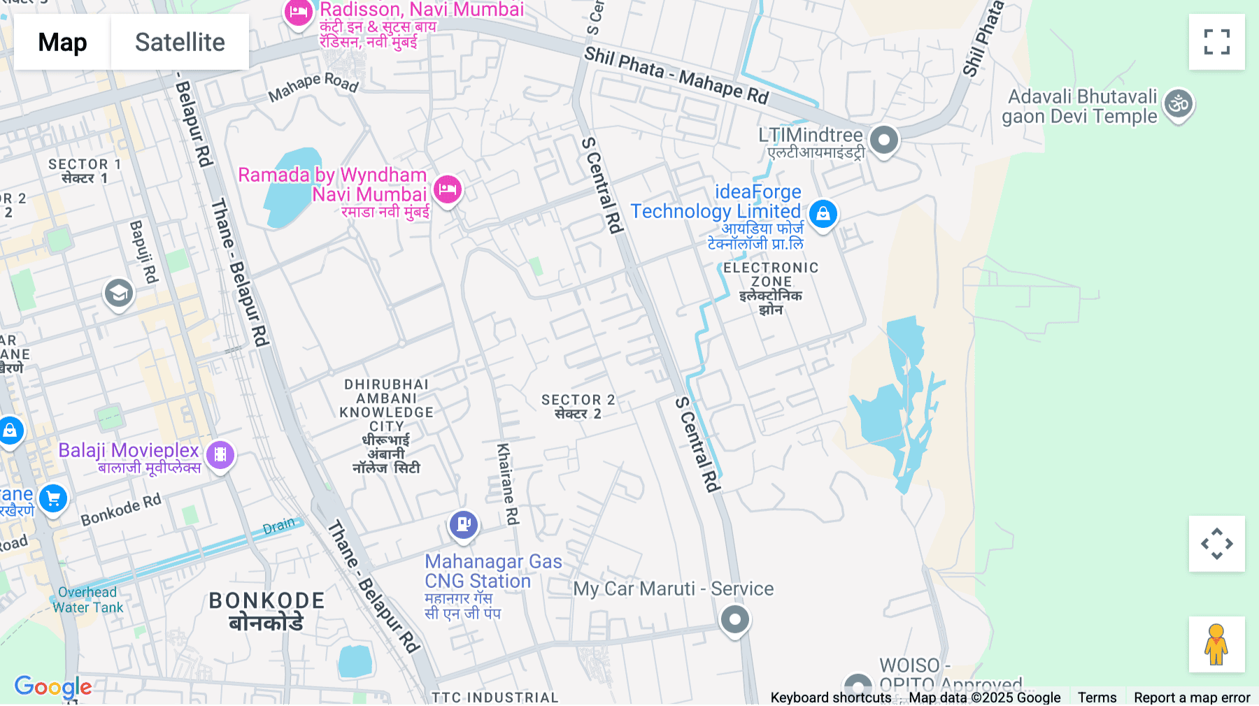 Click for interative map of 601, 6th Floor, Rupa Solitaire, Millenium Business Park, Plot No. A-1, Mahape, Mumbai