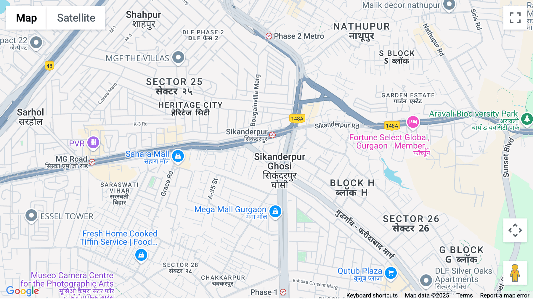 Click for interative map of Bristol Chowk, Salcon Platina Building DLF, Sikanderpur, MG Road, Gurugram