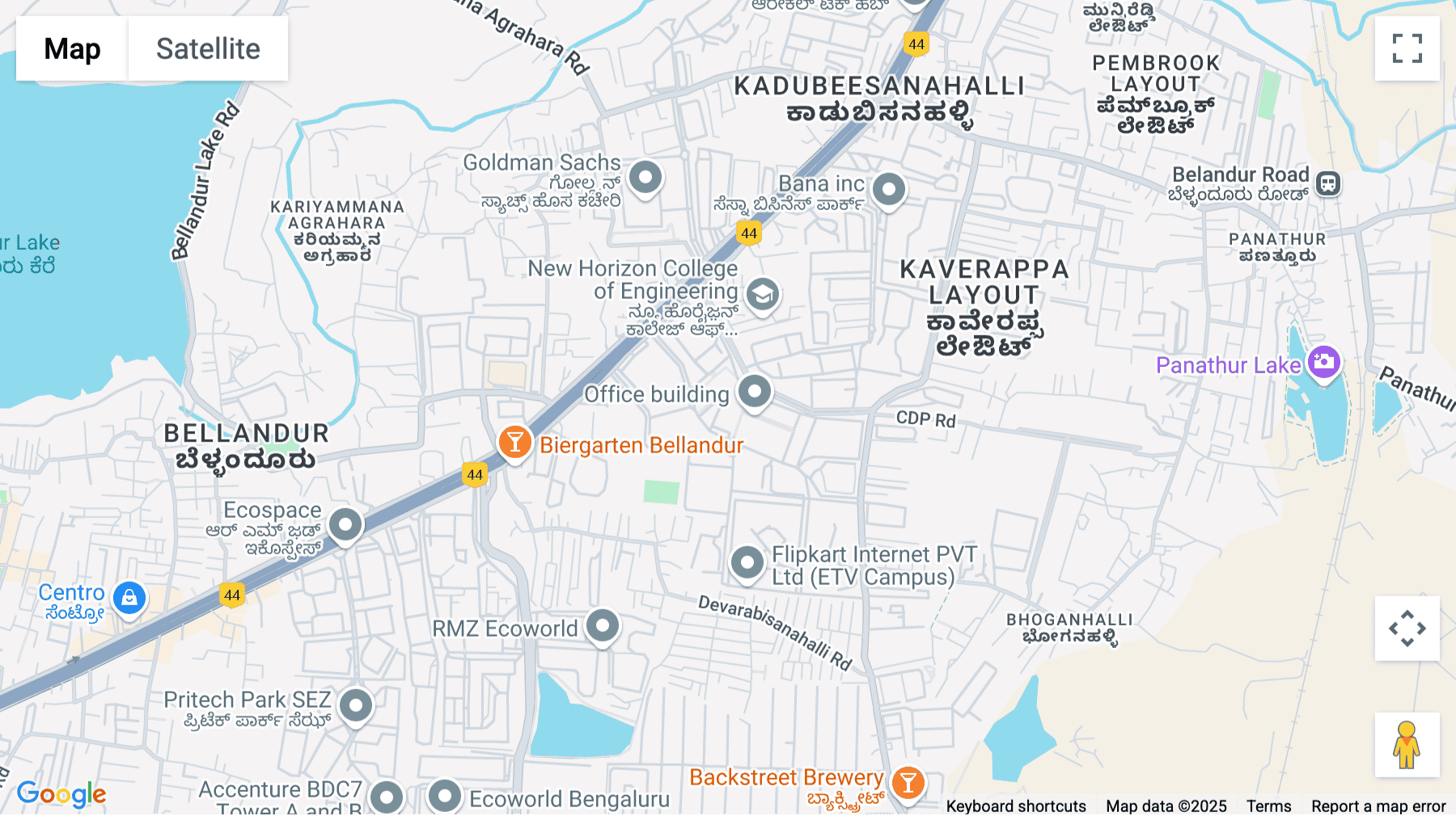 Click for interative map of Block L, Embassy Tech Village Devarabisanahalli, Outer Ring Road, Bellandur, Bengaluru, Bangalore