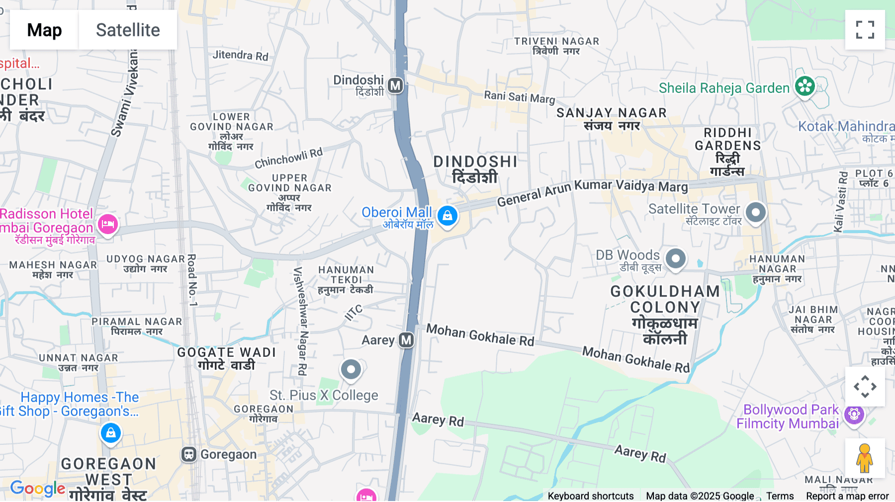 Click for interative map of Oberoi Commerz II, International Business Park, Oberoi Garden City, Goregaon (East), Mumbai