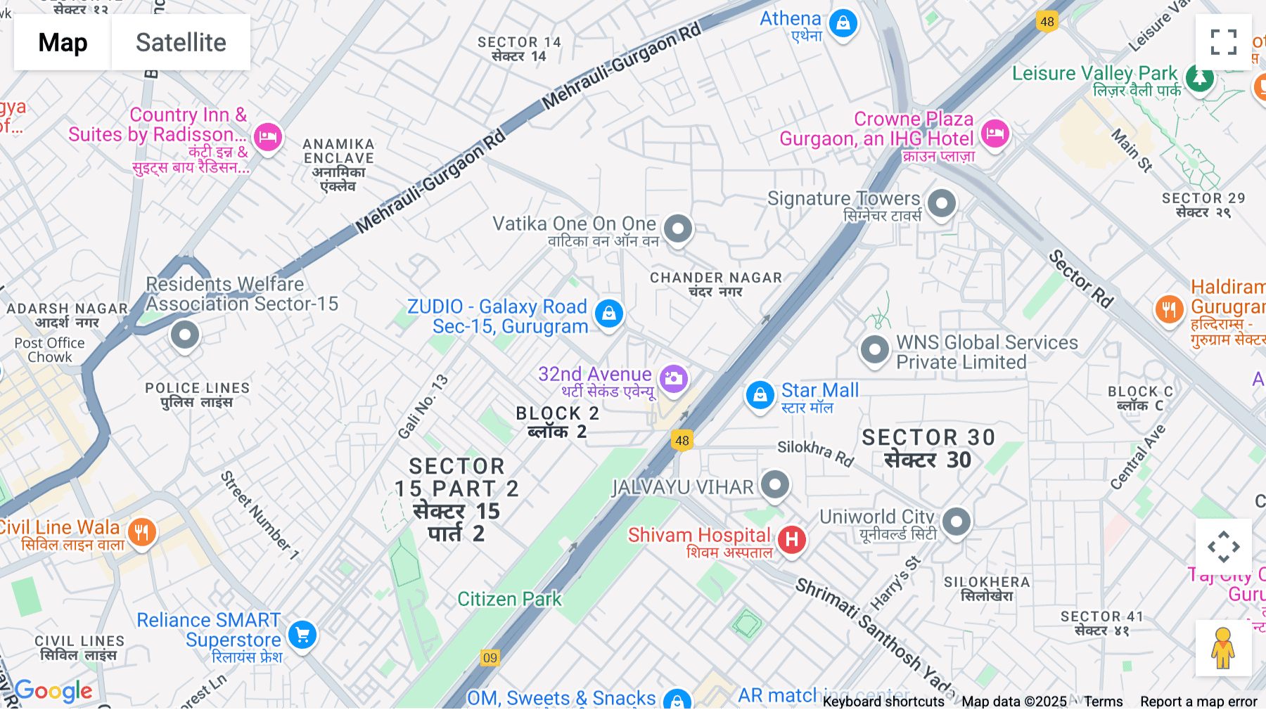 Click for interative map of 4th Floor, The Galaxy Hotel, Behind 32nd Milestone Off NH 8, Sector 15, Gurugram