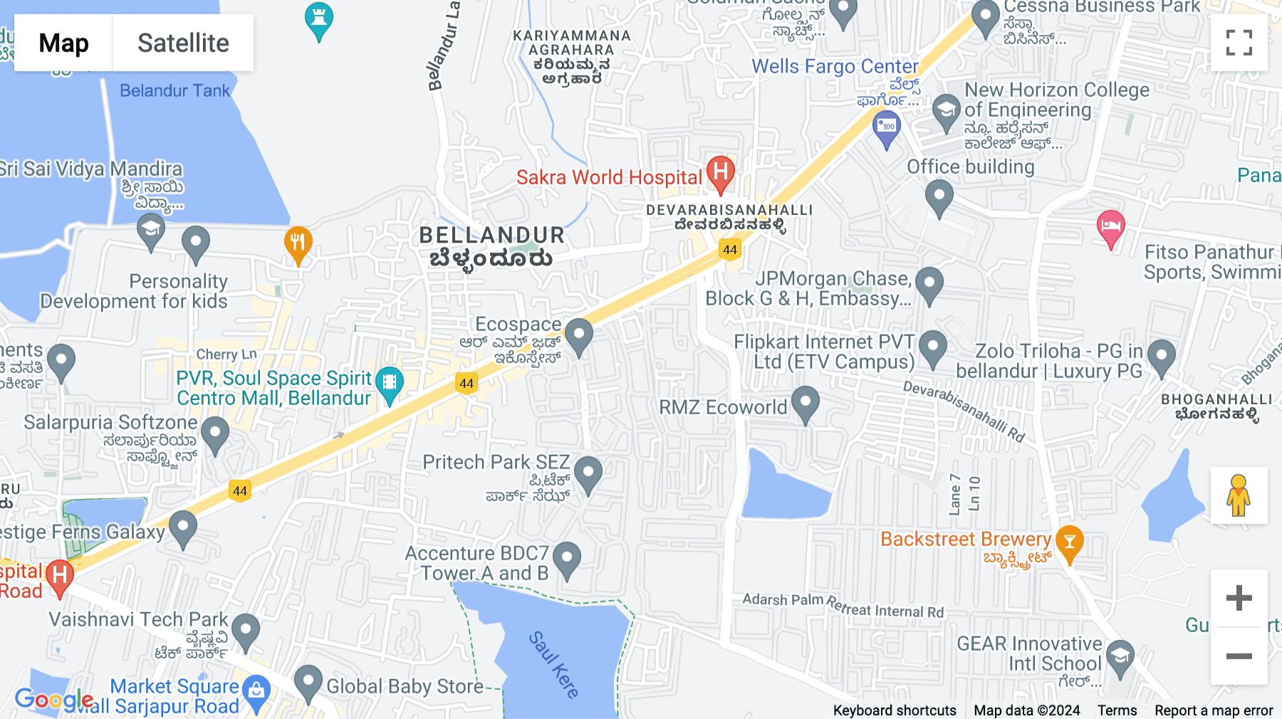 Bagmane Developers is planning to develop a massive commercial building in  Bellandur, adjacent to Ecospace. : r/bangalore