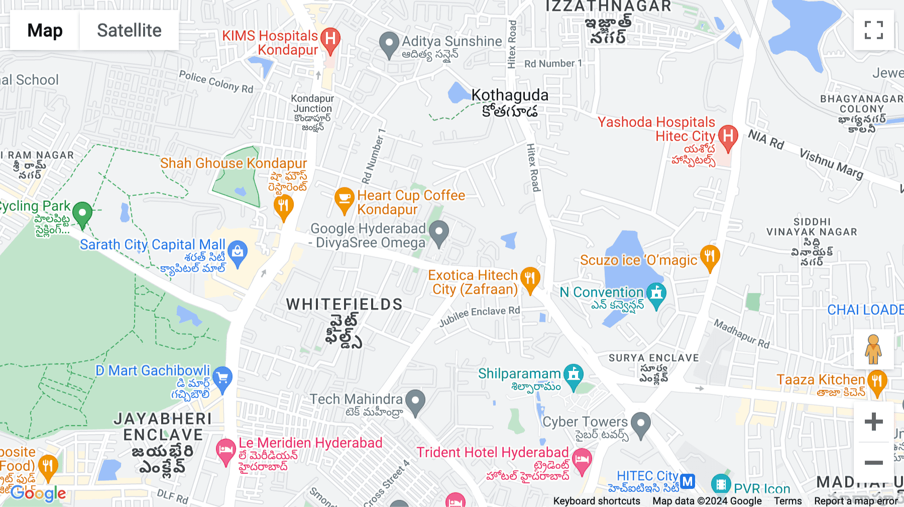 Click for interative map of 1st floor, Western pearl building, Hitech City Road, Kondapur, Hyderabad, Telangana, Hyderabad