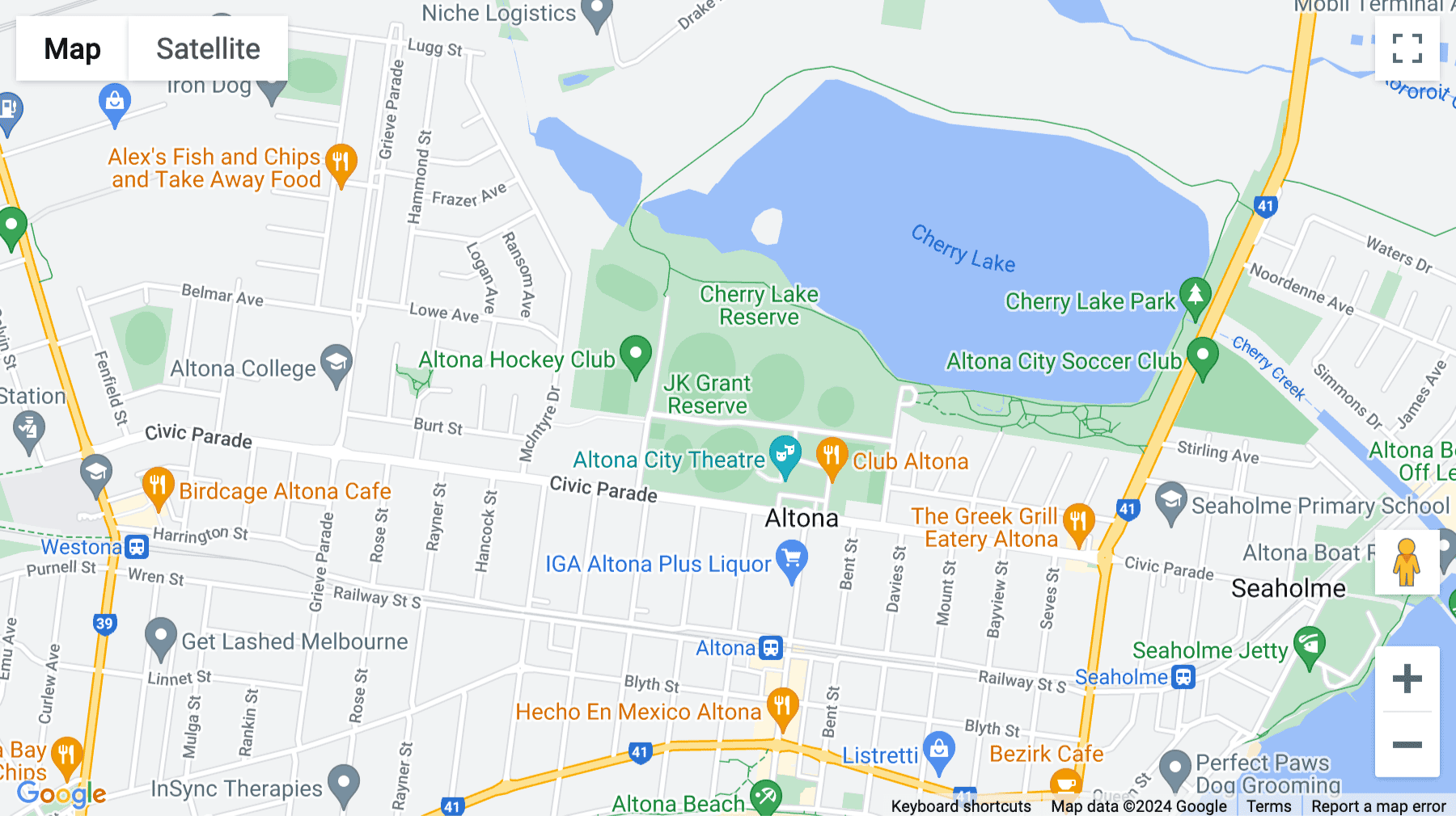 Click for interative map of Level 1, 92 Railway Street, Altona, Victoria, Melbourne, Australia, Melbourne