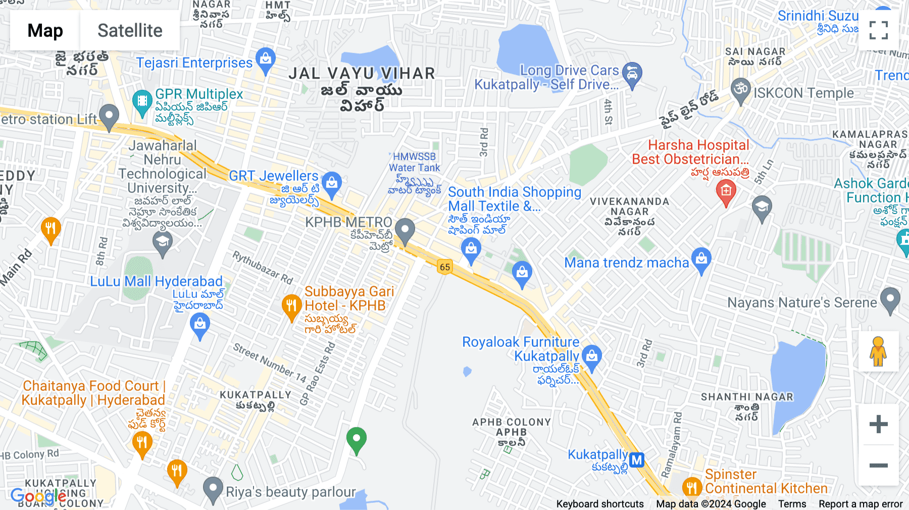 Click for interative map of 213-214 2nd Floor Alluri Trade Centre, Beside South India Shopping Mall, KPHB Main Road, Hyderabad