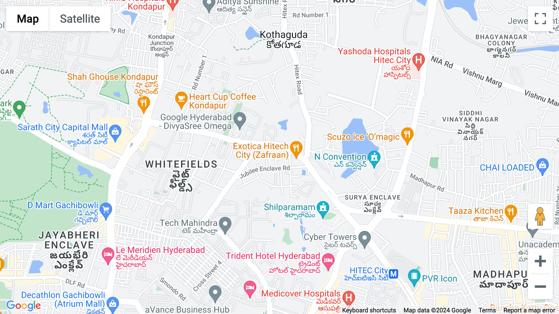 Serviced offices to rent and lease at 1st floor Dwaraka Heights, Plot