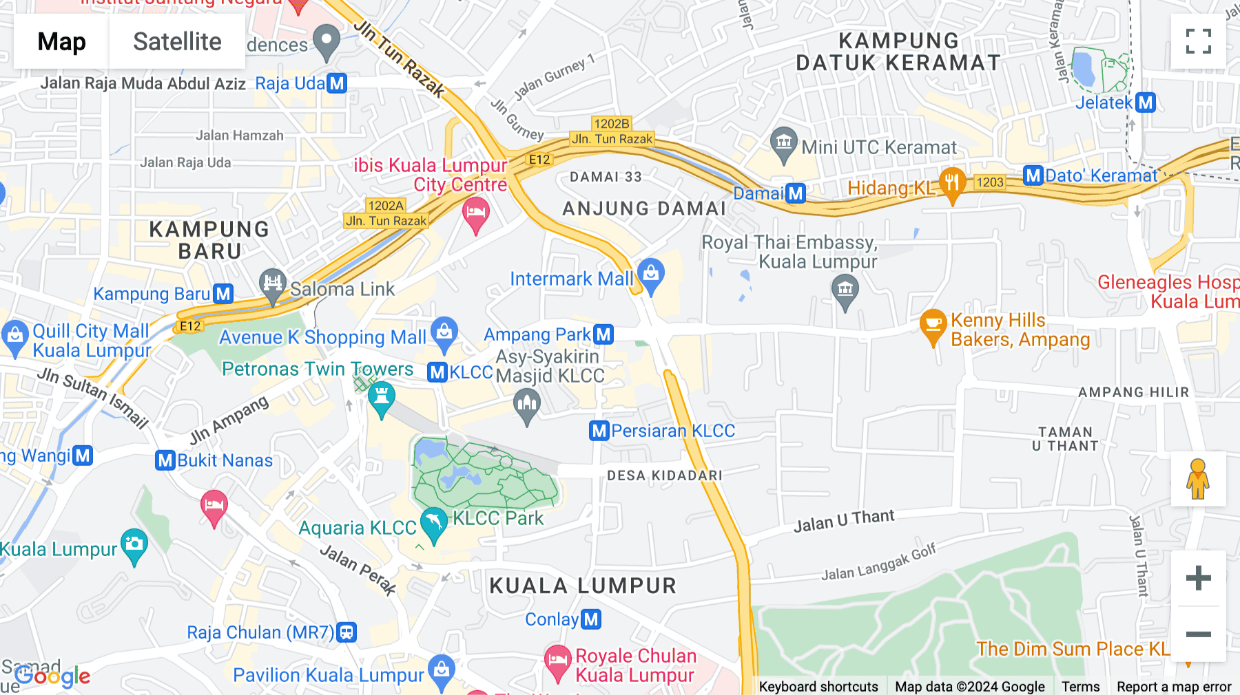 Click for interative map of Suite 8.01, Level 8, Menara Binjai, No. 2, Jalan Binjai, Kuala Lumpur